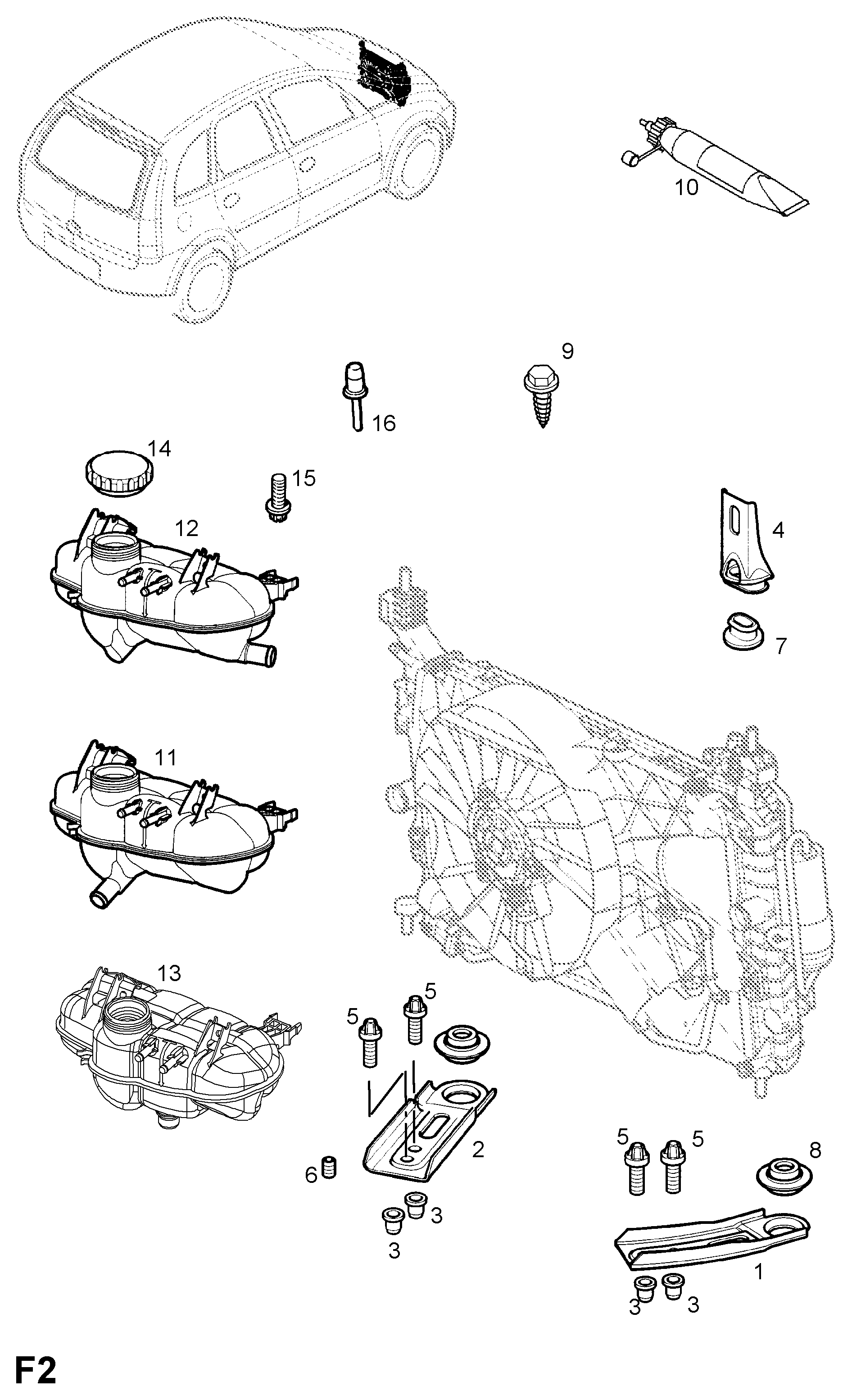 PSA 1304666 - Tappo, serbatoio refrigerante www.autoricambi360.it