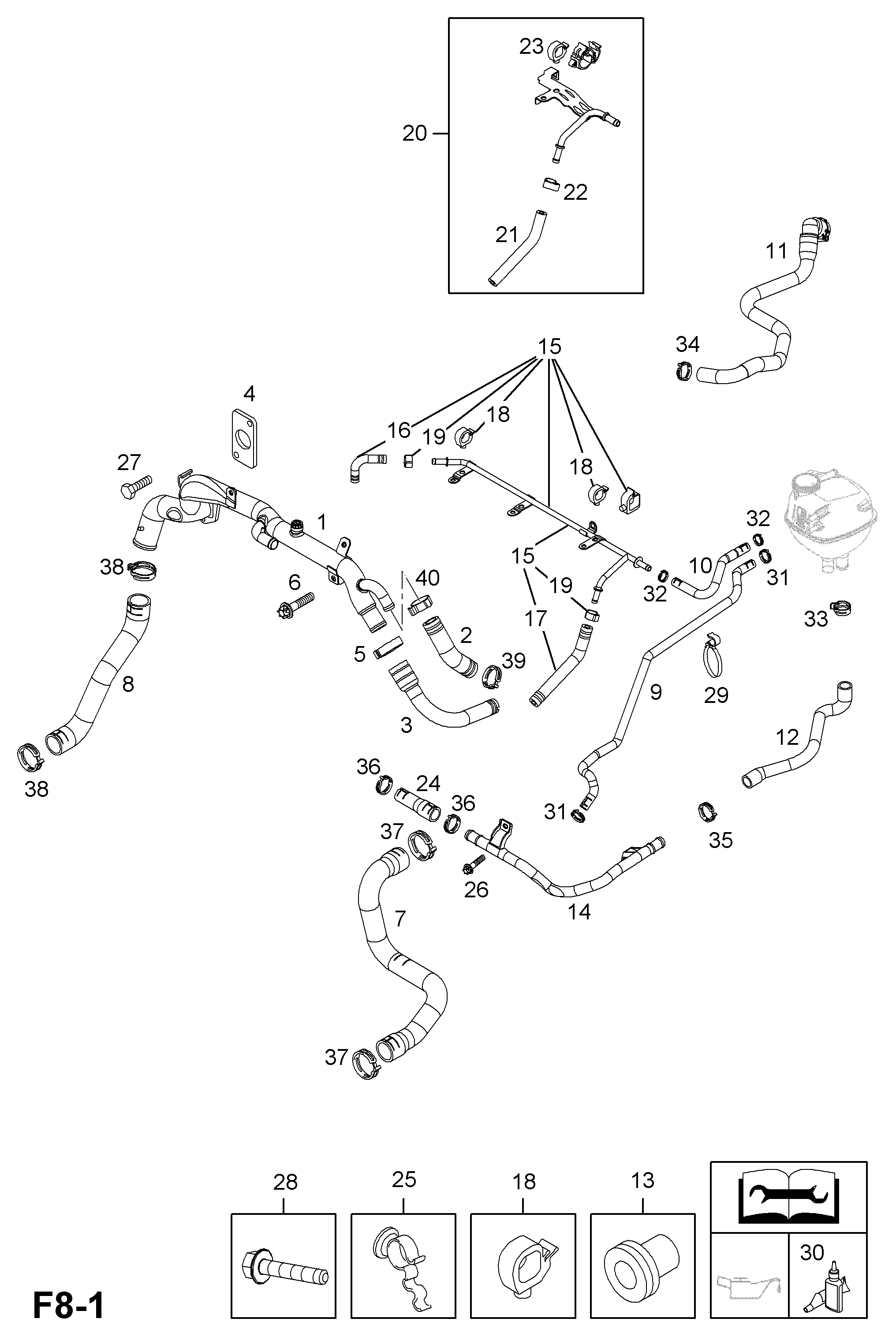 PSA 13 37 999 - Kit catena distribuzione www.autoricambi360.it