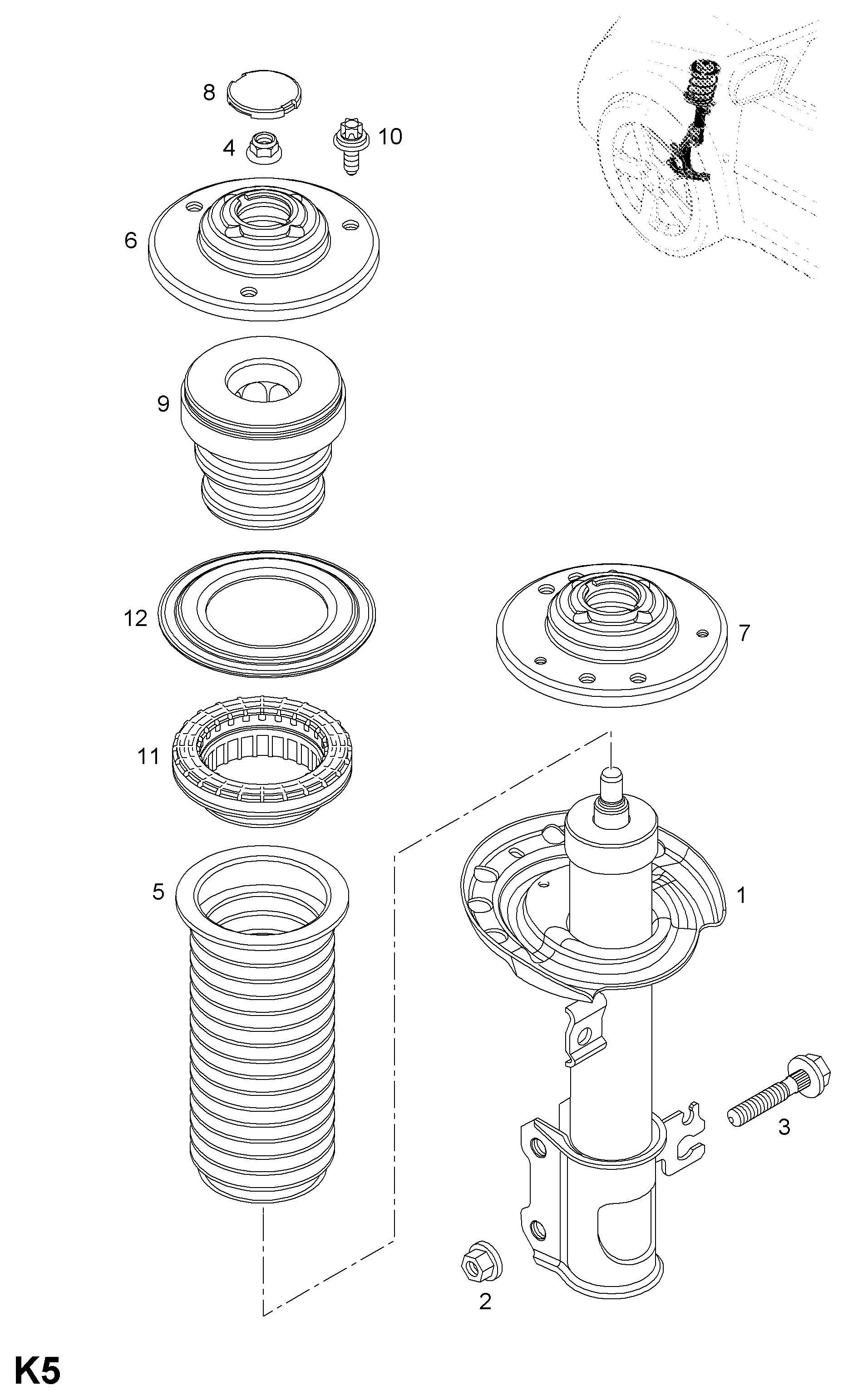 PSA 3 44 088 - Ammortizzatore www.autoricambi360.it