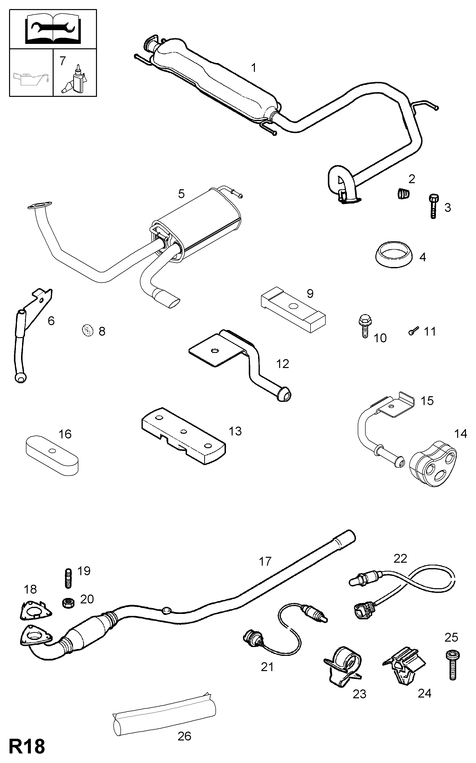 PSA 8 55 390 - Sonda lambda www.autoricambi360.it