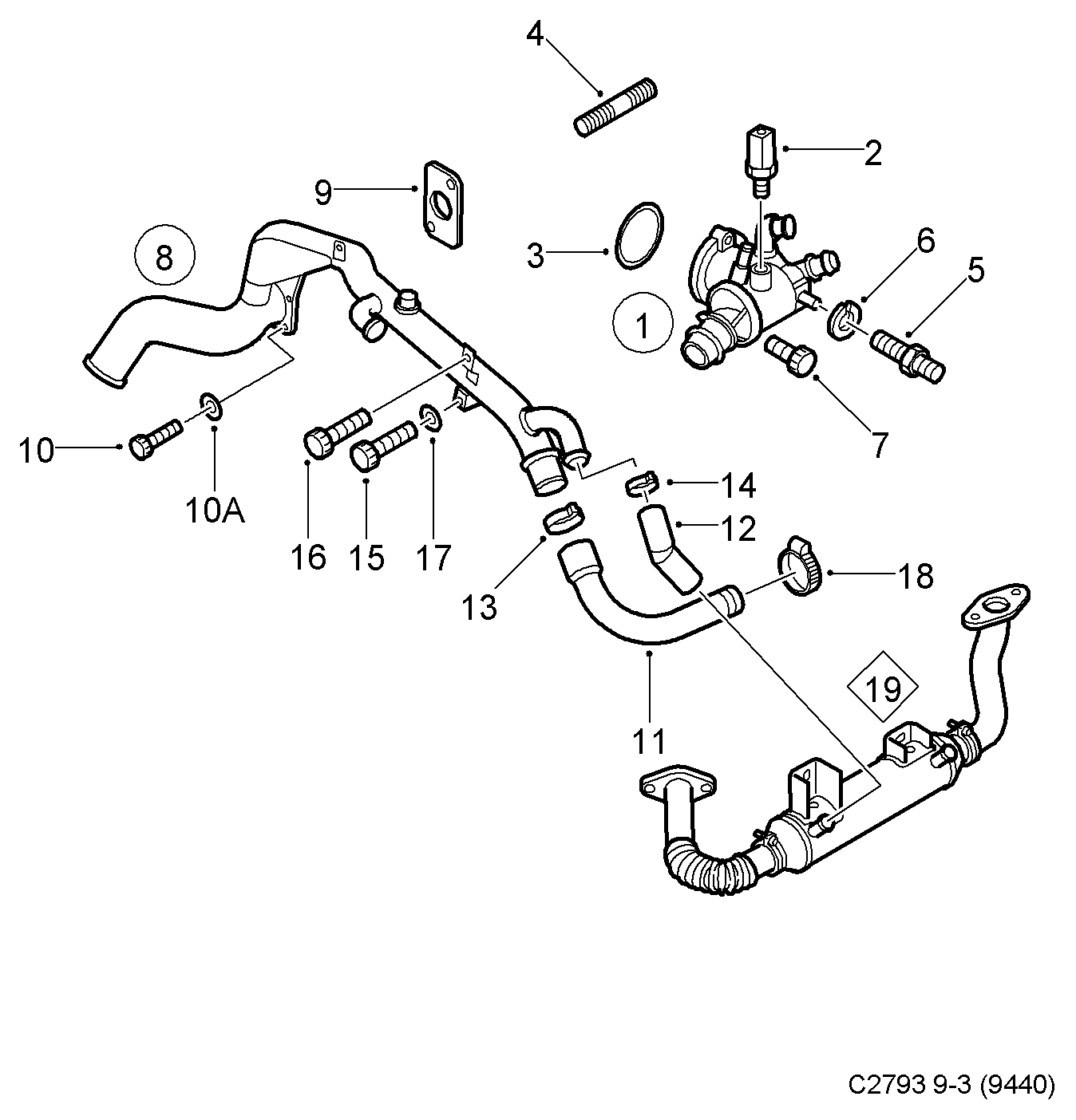 FCA 55203388 - Termostato, Refrigerante www.autoricambi360.it
