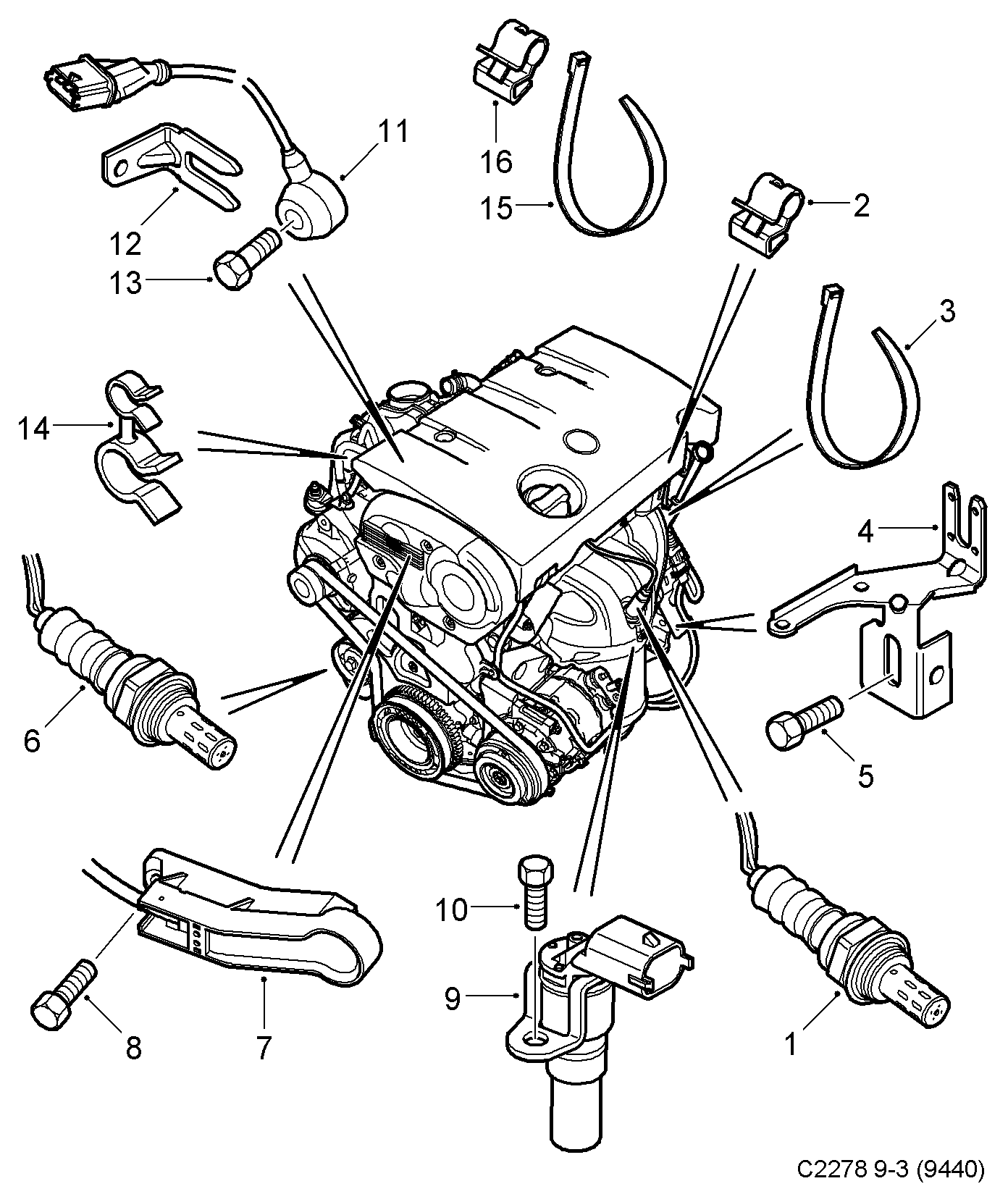 GM 9158718 - Sonda lambda www.autoricambi360.it