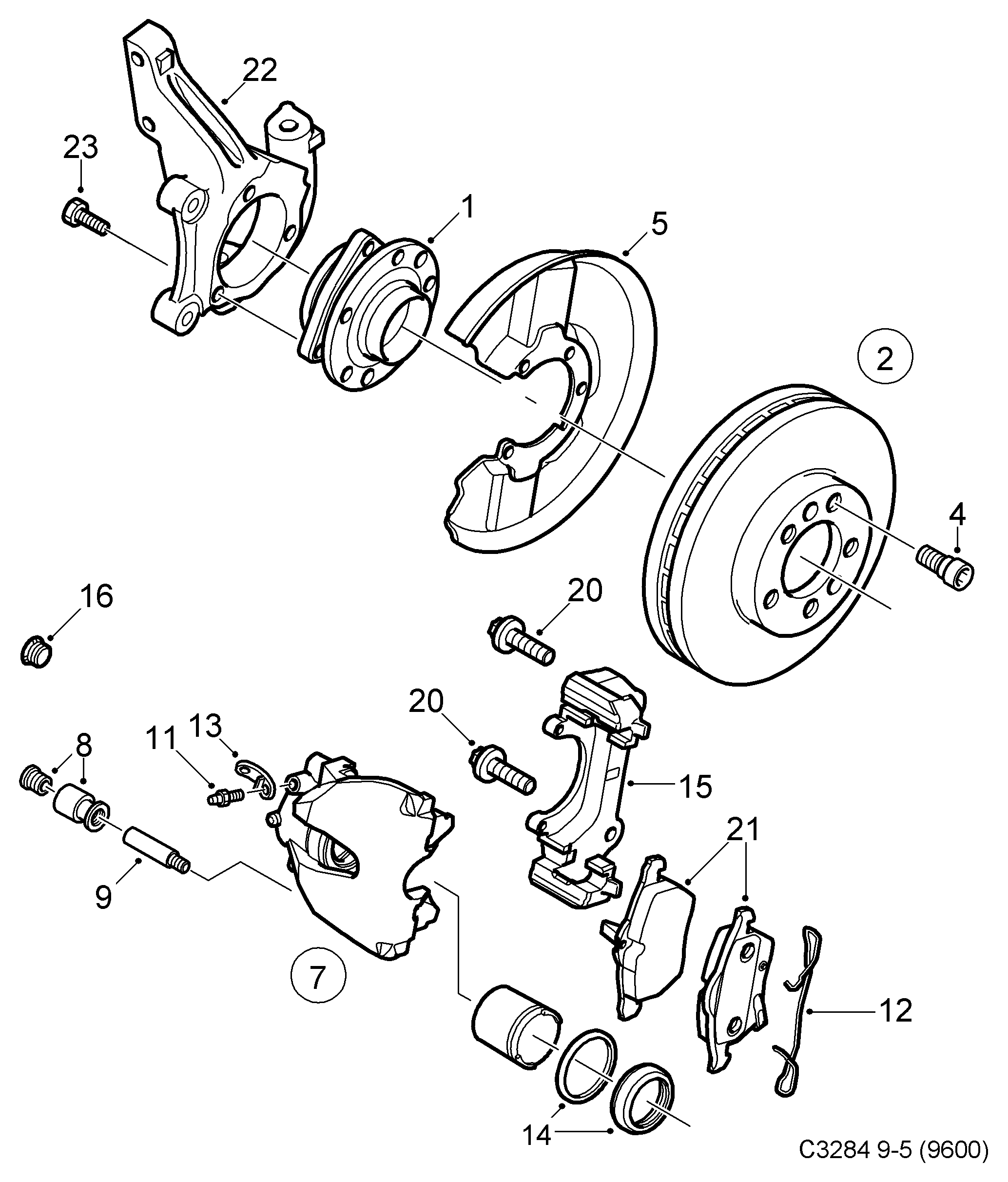 PSA 5533518 - Kit pastiglie freno, Freno a disco www.autoricambi360.it