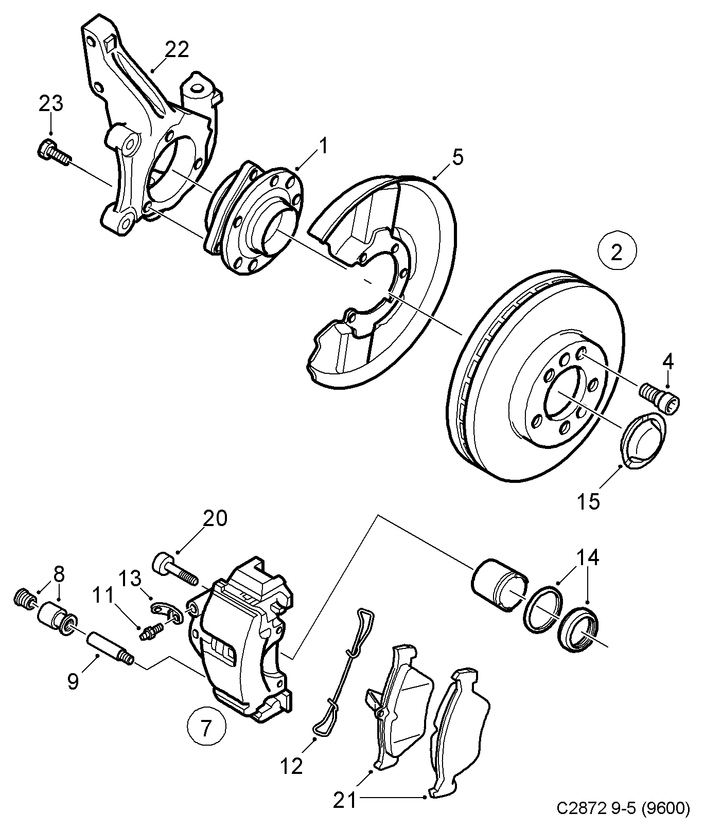 PSA 5392485 - Kit pastiglie freno, Freno a disco www.autoricambi360.it