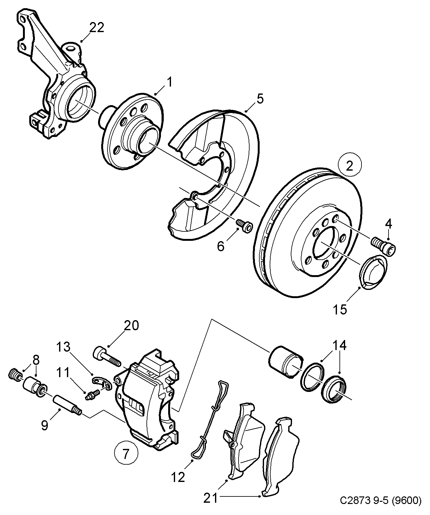 PSA 5532544 - Kit pastiglie freno, Freno a disco www.autoricambi360.it