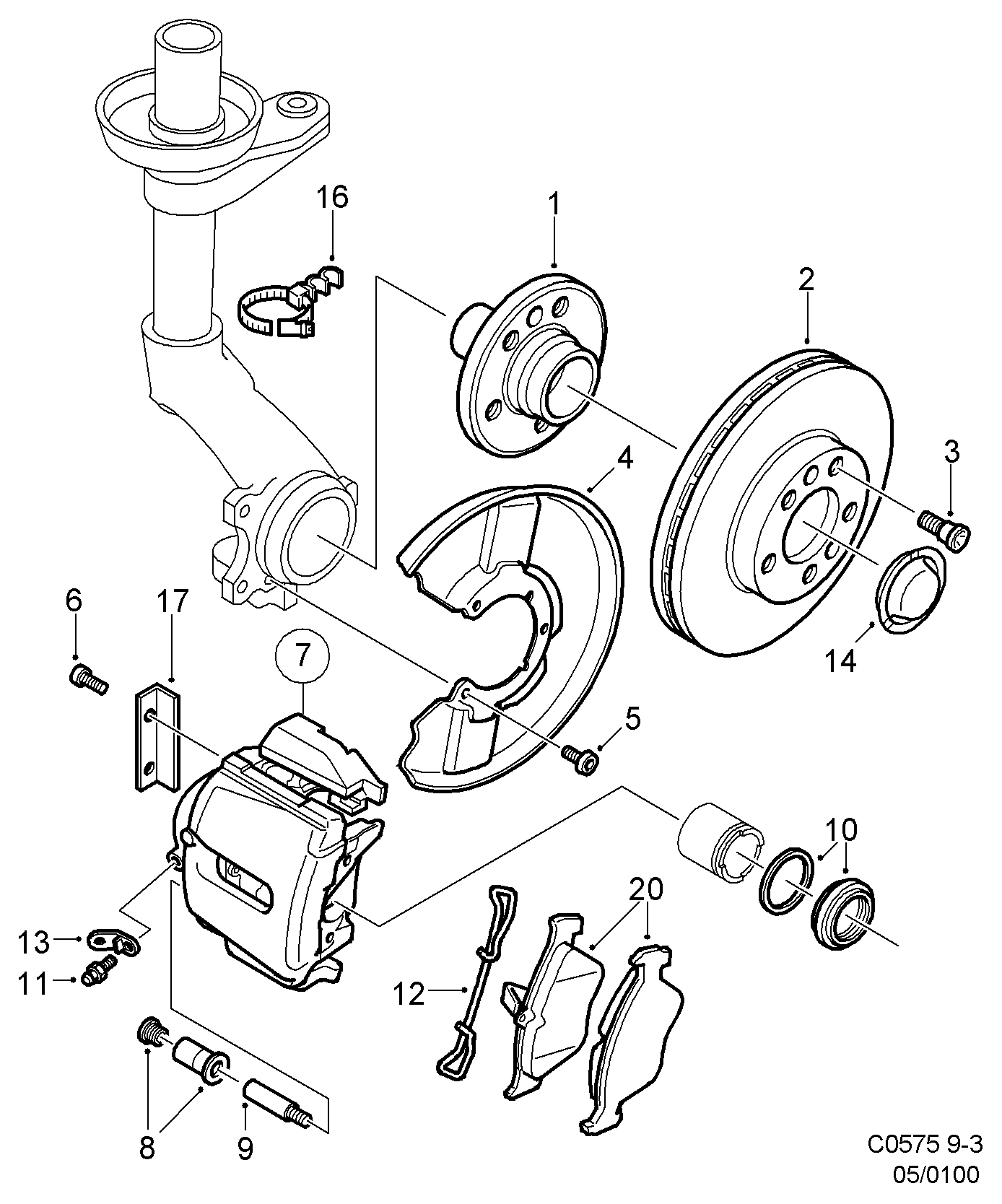 PSA 5064795 - Kit pastiglie freno, Freno a disco www.autoricambi360.it