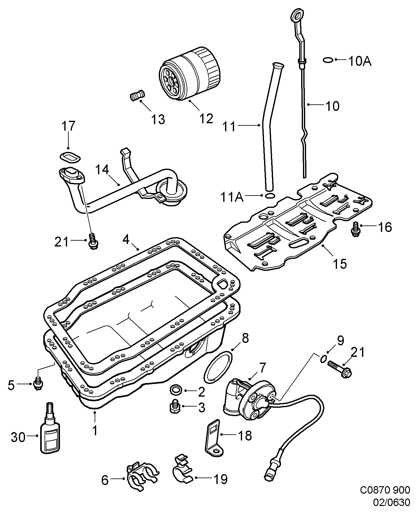 FORD 4502332 - Luce targa www.autoricambi360.it