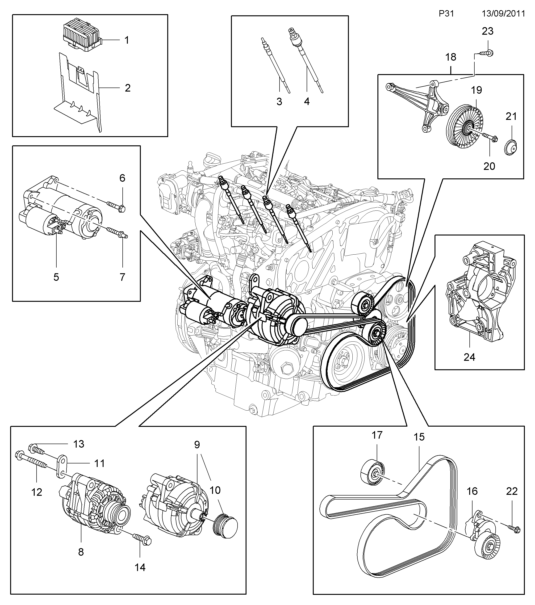 PSA 12 14 334 - Candeletta www.autoricambi360.it