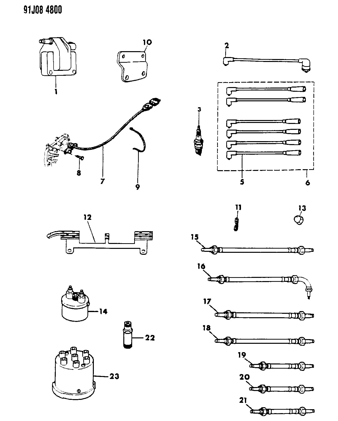FCA 83507 178 - Kit cavi accensione www.autoricambi360.it