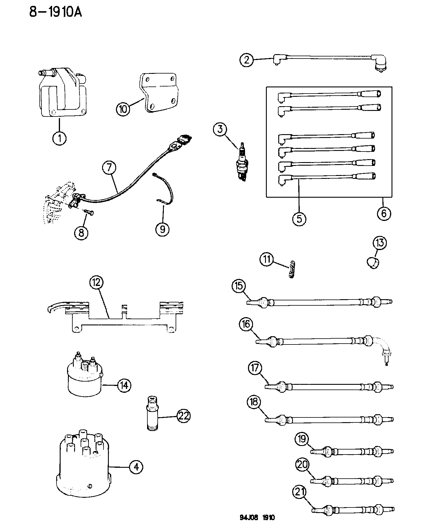 FCA 83507 178 - Kit cavi accensione www.autoricambi360.it