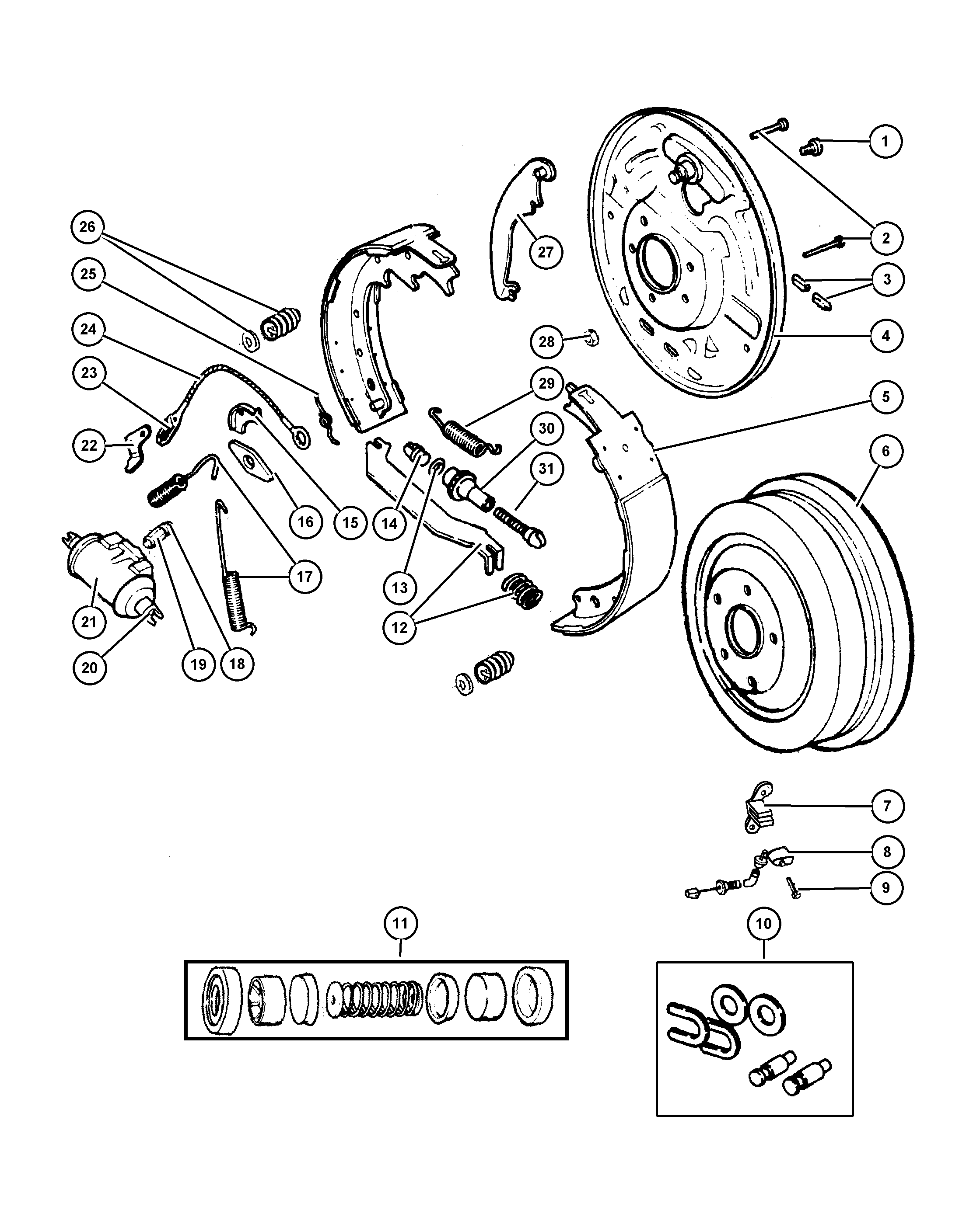 FCA 4723 367AB - Kit ganasce freno www.autoricambi360.it