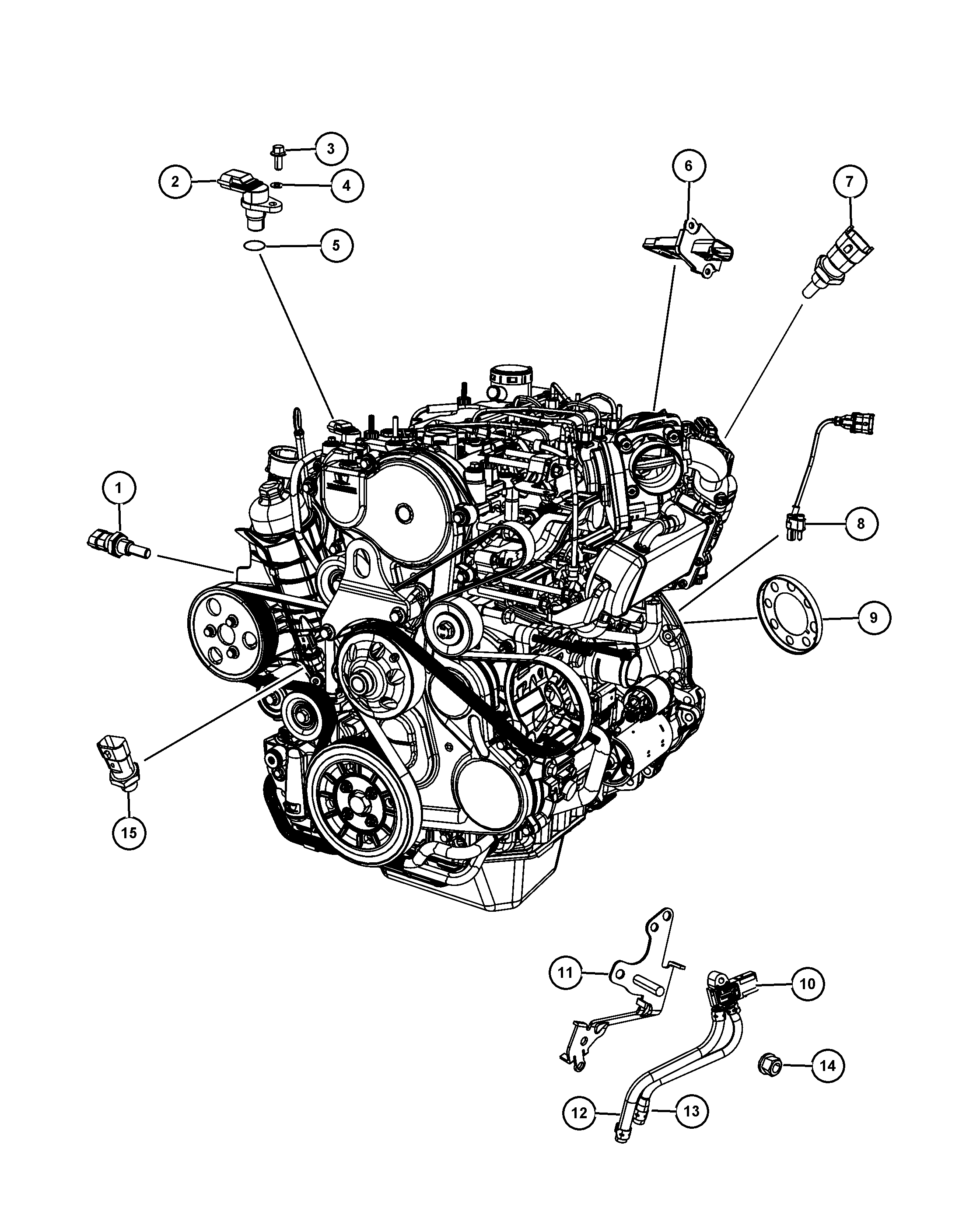 FCA 5140 332AA - Sensore, N° giri www.autoricambi360.it