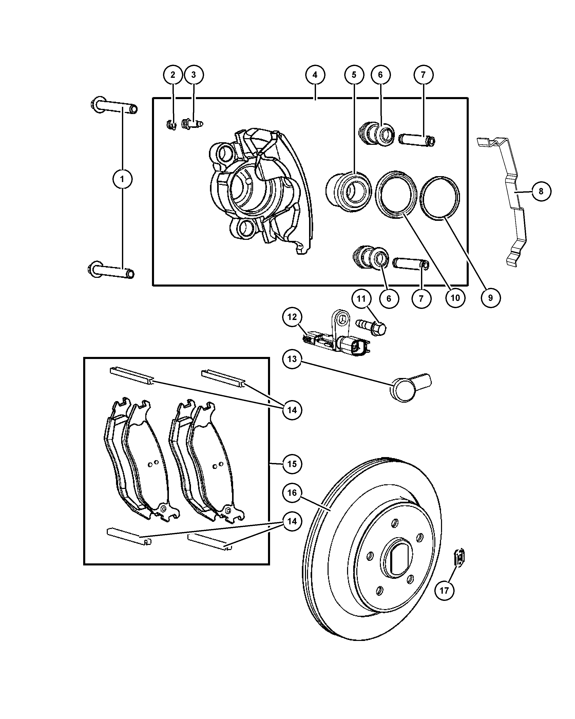 FCA 5083 882AF - Kit pastiglie freno, Freno a disco www.autoricambi360.it