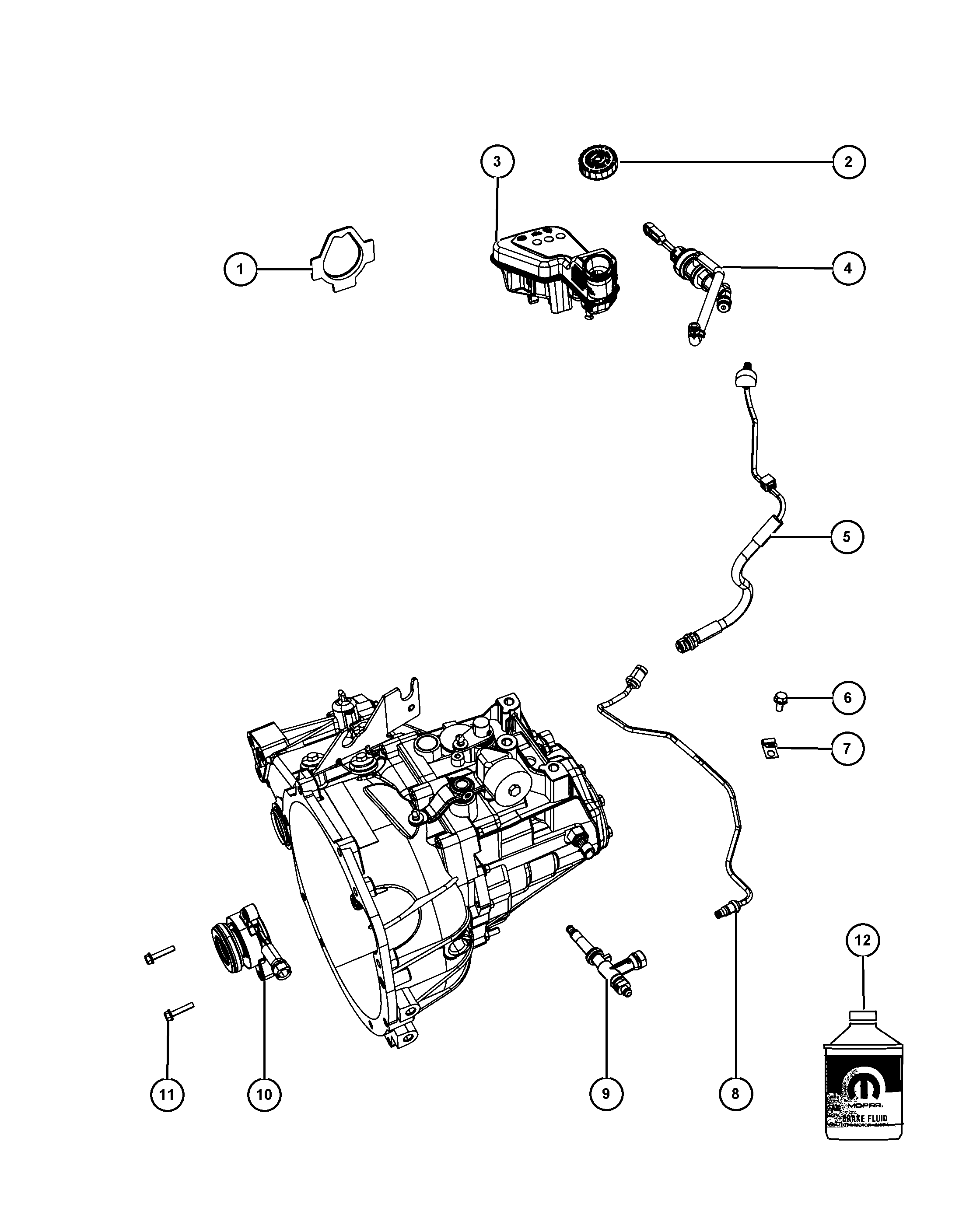 FCA 5273 431AB - Dispositivo disinnesto centrale, Frizione www.autoricambi360.it