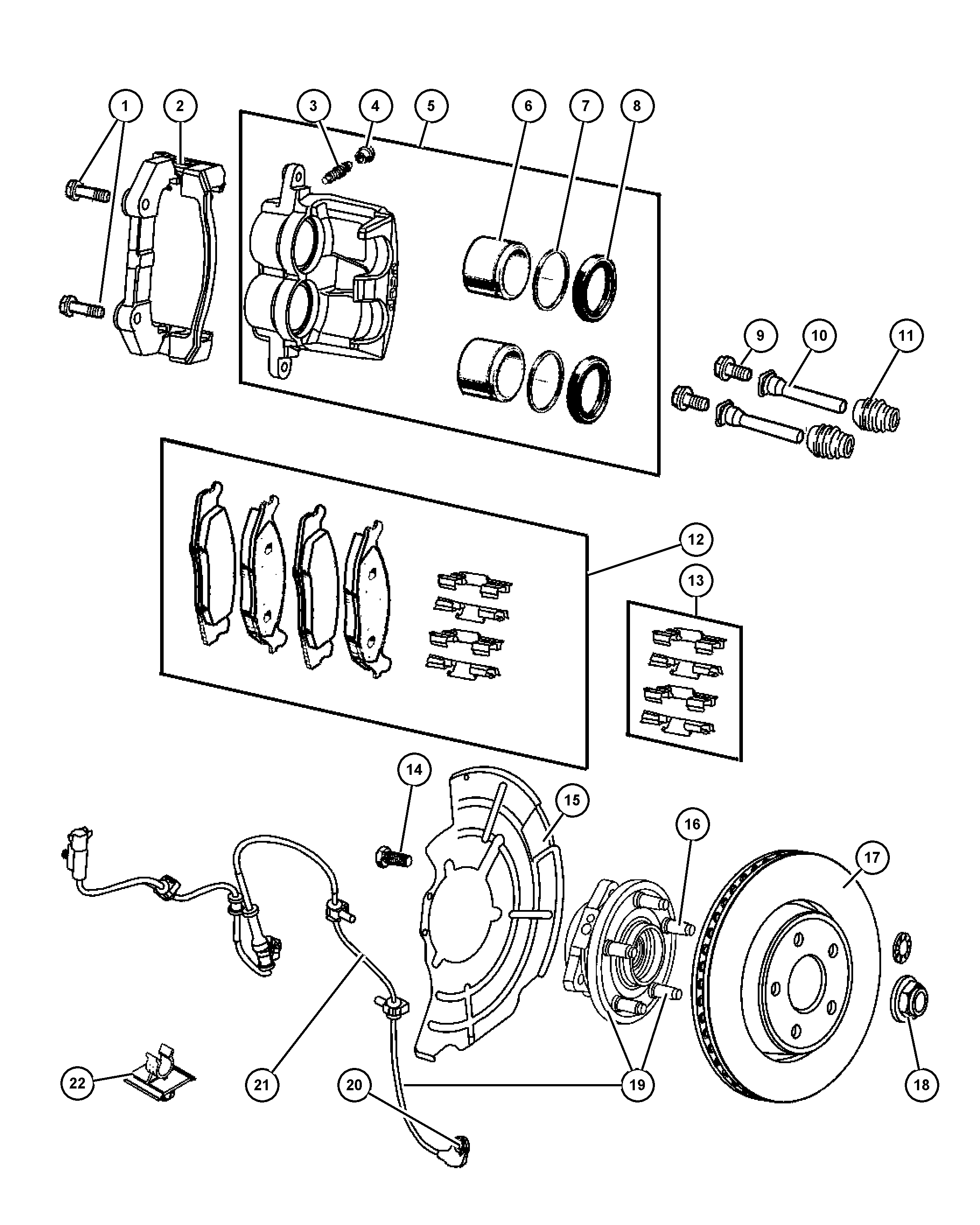 FCA 52089 434AB - Kit cuscinetto ruota www.autoricambi360.it