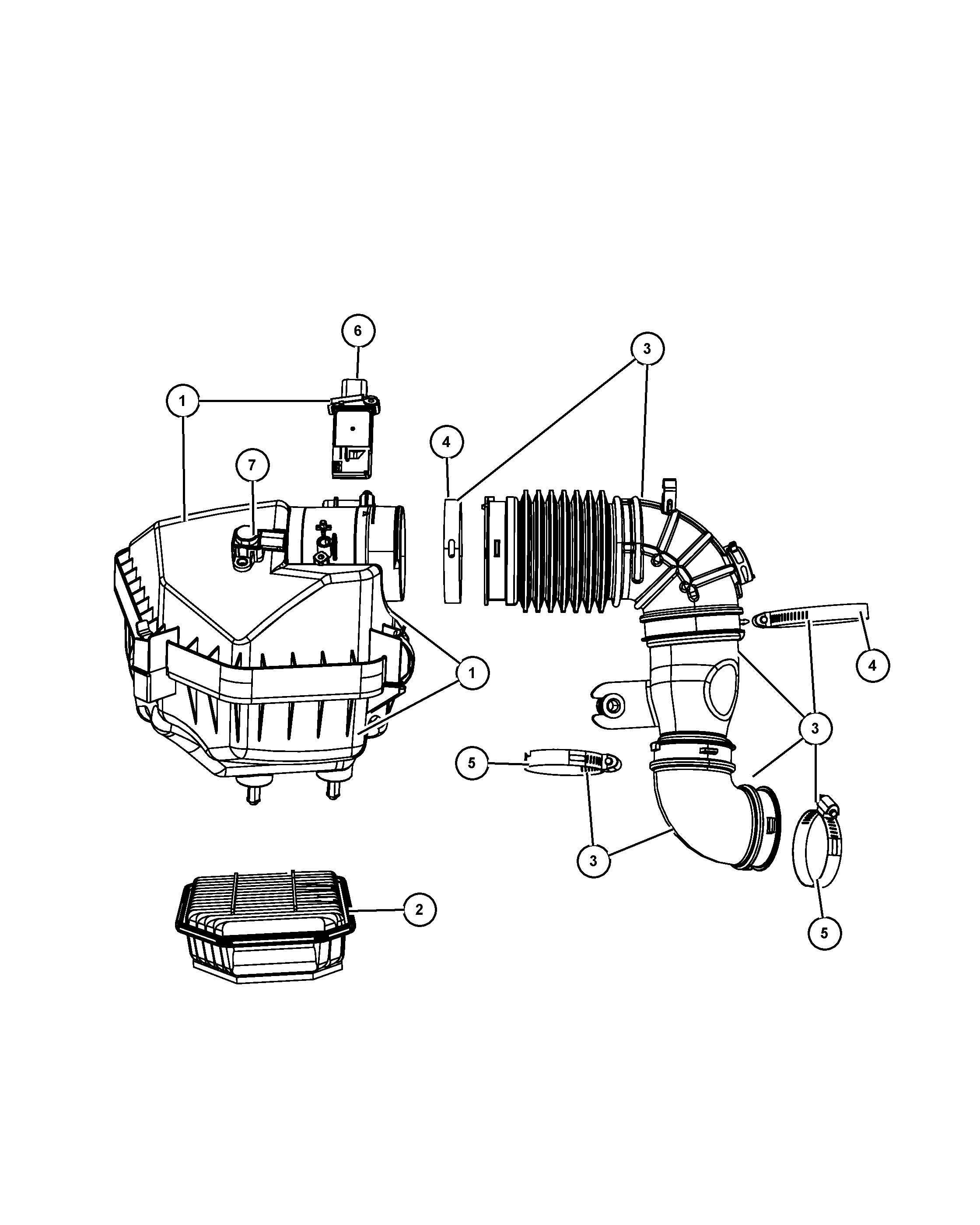 FCA 5189 933AA - Filtro aria www.autoricambi360.it