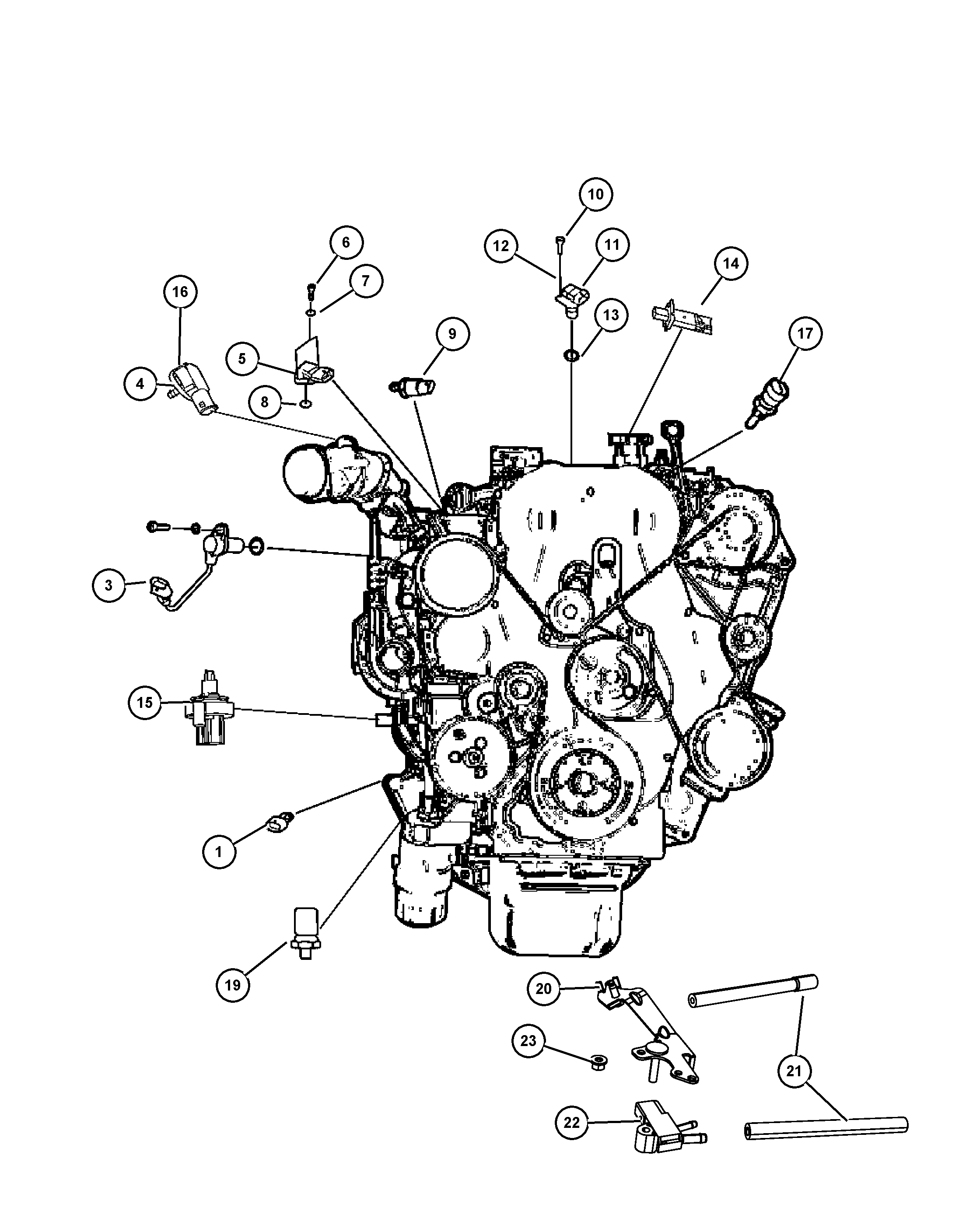 FCA 68031 593AA - Sensore, Pressione collettore d'aspirazione www.autoricambi360.it