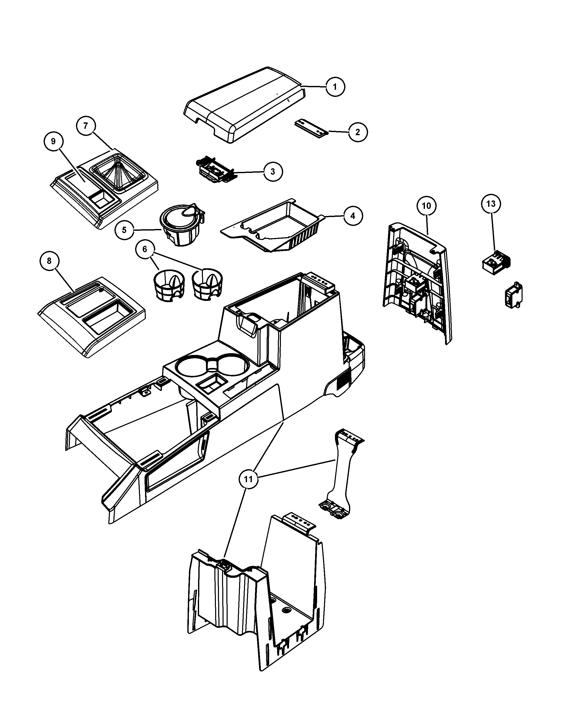 FCA 68020 624AA - Kit ganasce, Freno stazionamento www.autoricambi360.it