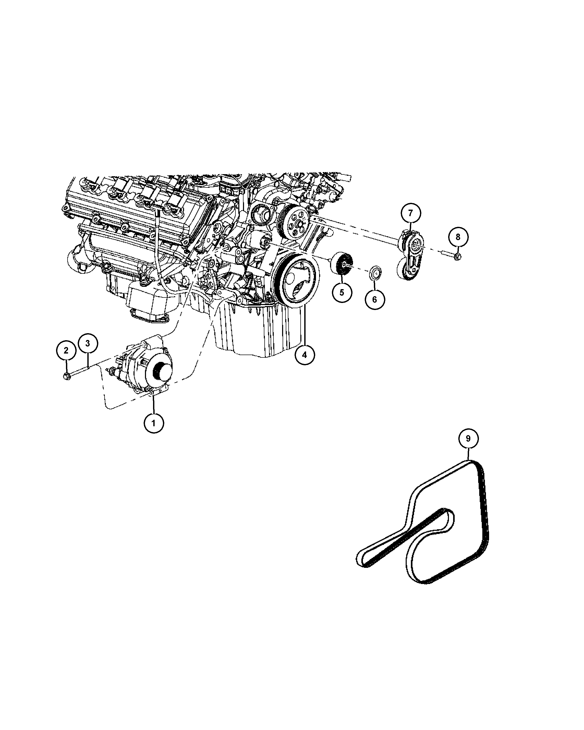 FCA 4792 835AA - Galoppino / Guidacinghia, Cinghia Poly-V www.autoricambi360.it