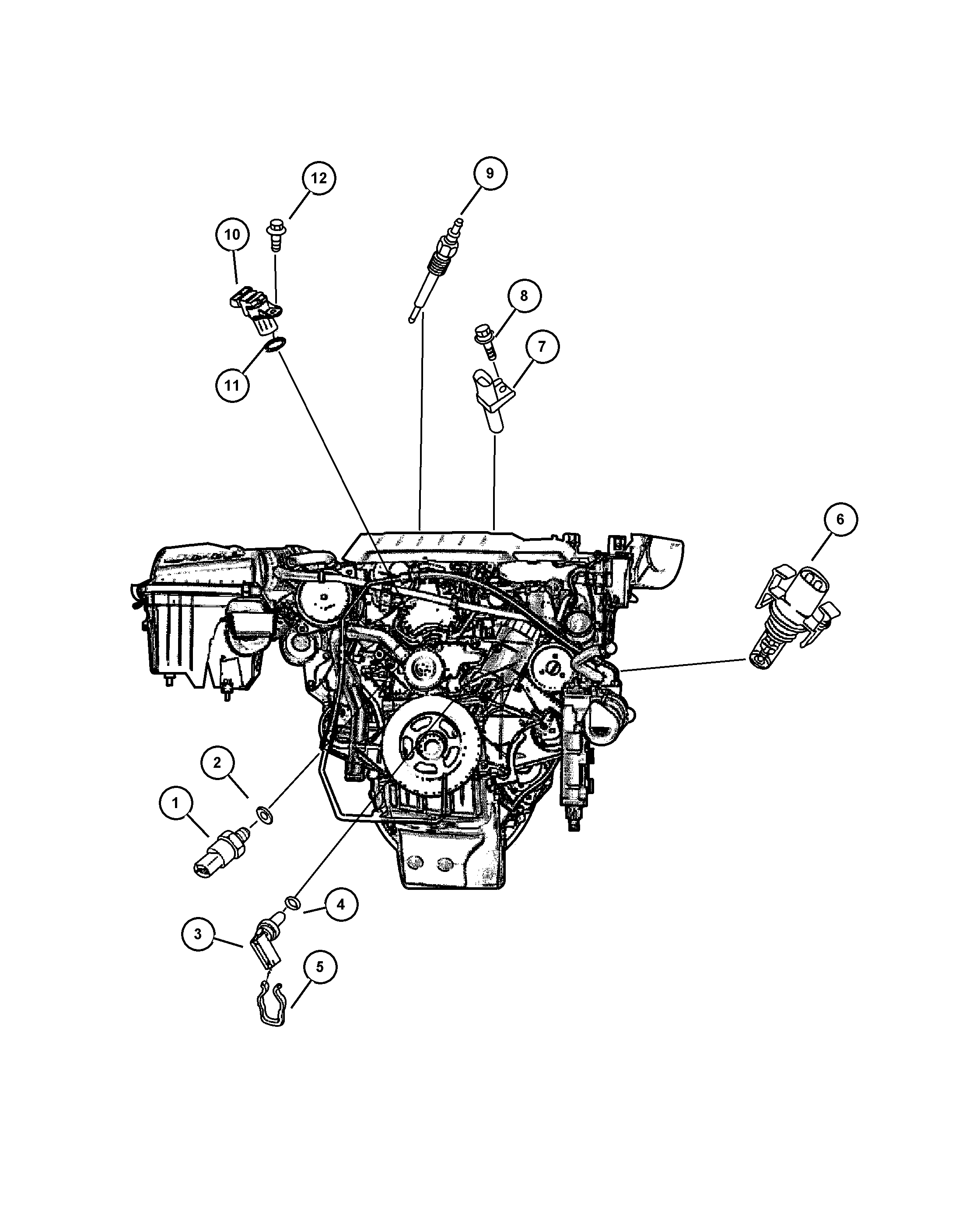 FCA 5080 147AA - Sensore, Temperatura refrigerante www.autoricambi360.it