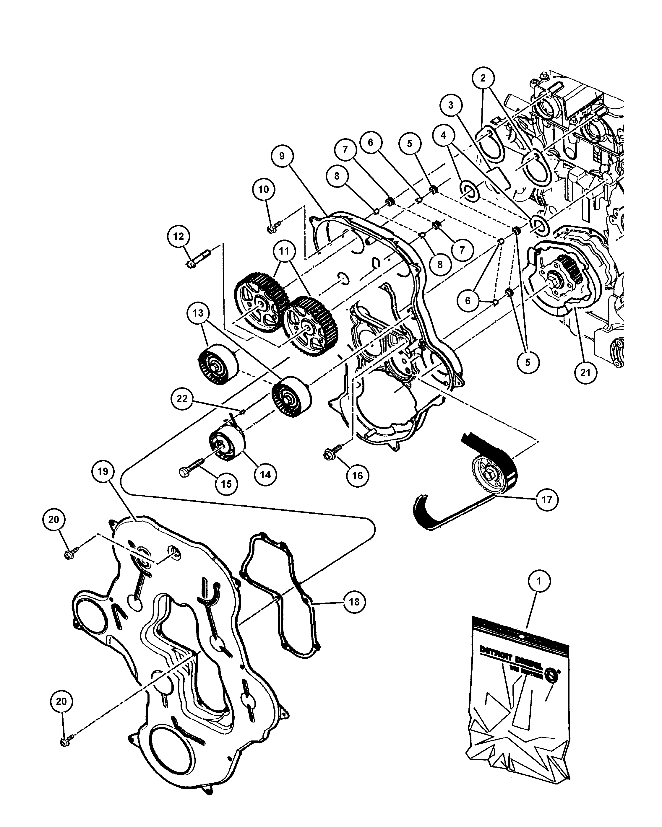 FCA 5139 028AA - Kit cinghie dentate www.autoricambi360.it