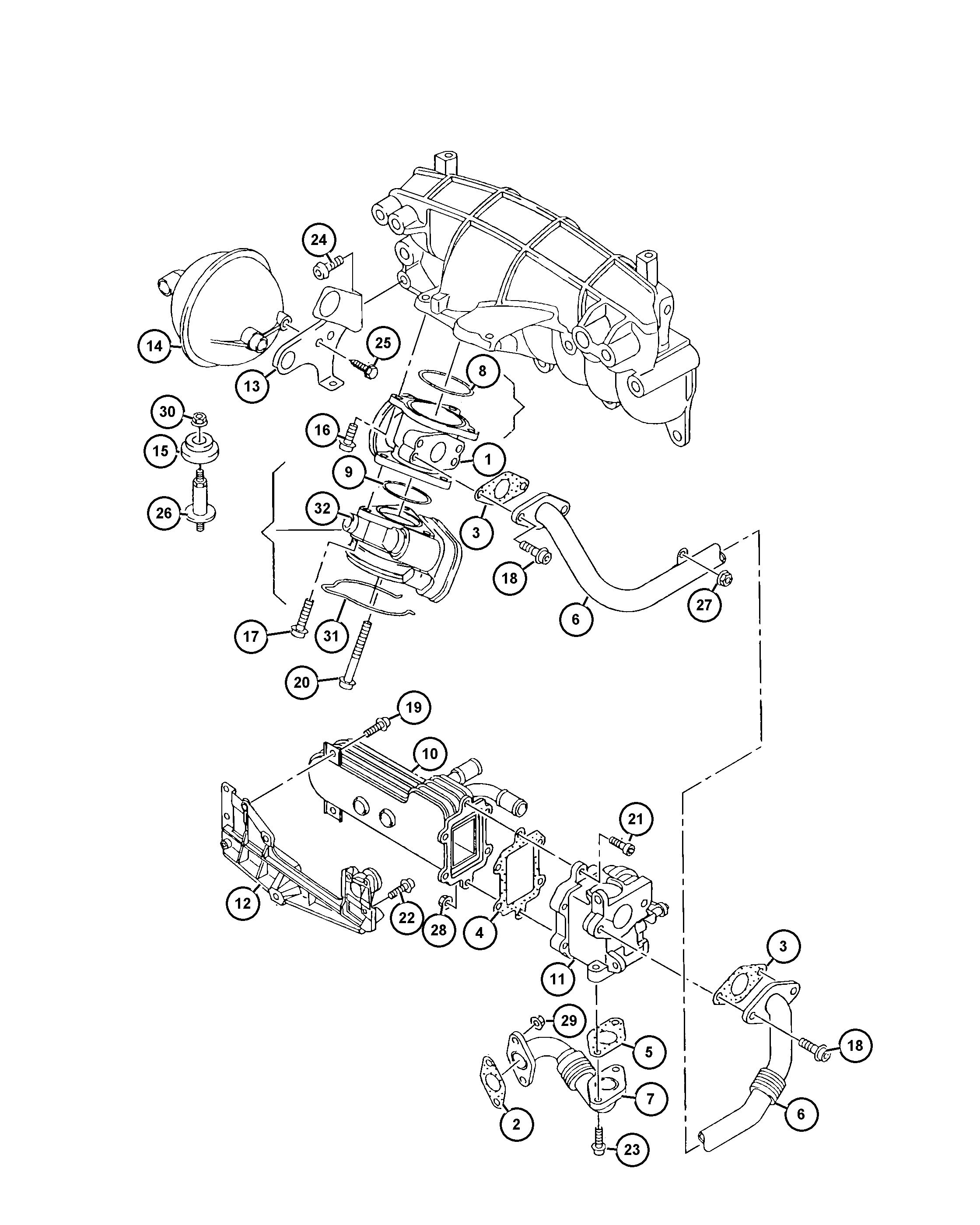 GM 68001 558AB - Valvola ricircolo gas scarico-EGR www.autoricambi360.it
