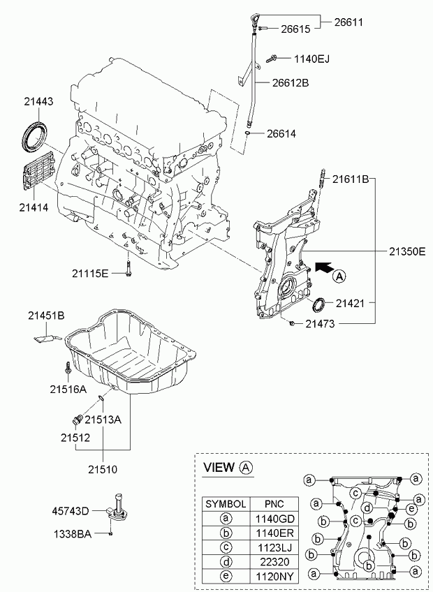 PSA 2142125002 - Kit catena distribuzione www.autoricambi360.it