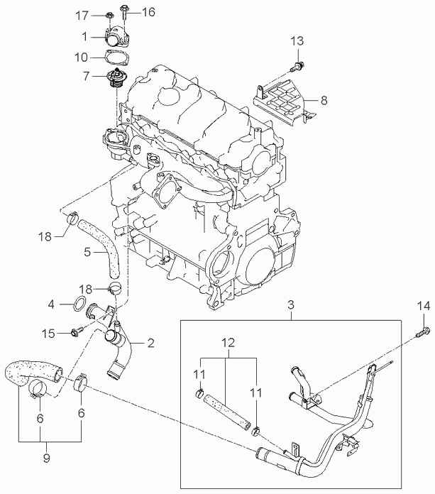RENAULT 2550027000 - Termostato, Refrigerante www.autoricambi360.it