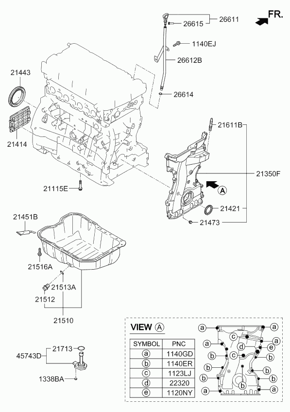 PSA 2142125002 - Kit catena distribuzione www.autoricambi360.it