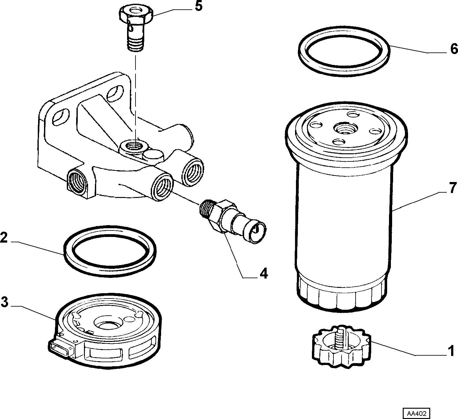 FCA 9947995 - Filtro carburante www.autoricambi360.it