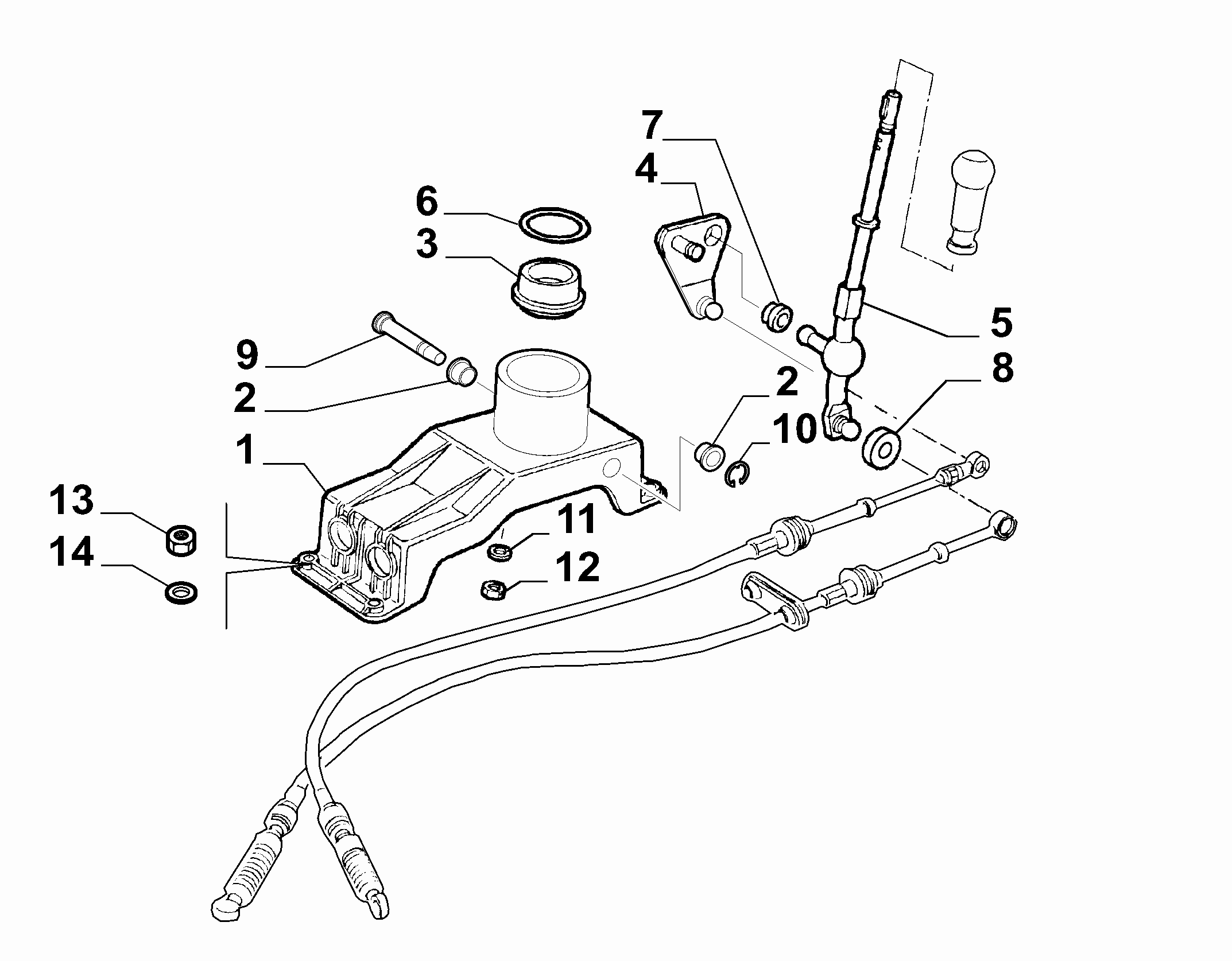 FCA 46470897 - Kit riparazione, Leva cambio www.autoricambi360.it