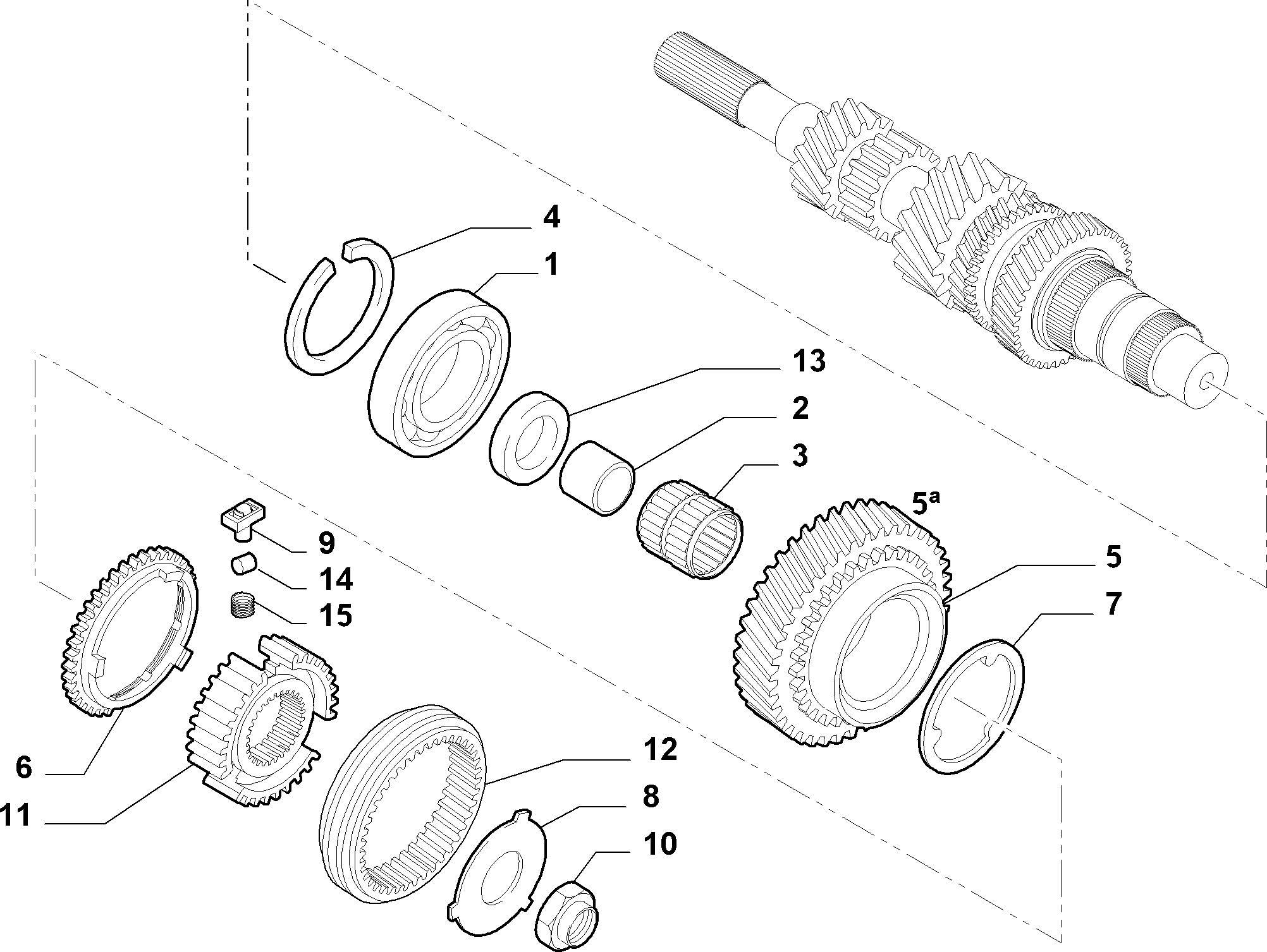 FCA 55205025 - Kit riparazione, Leva cambio www.autoricambi360.it