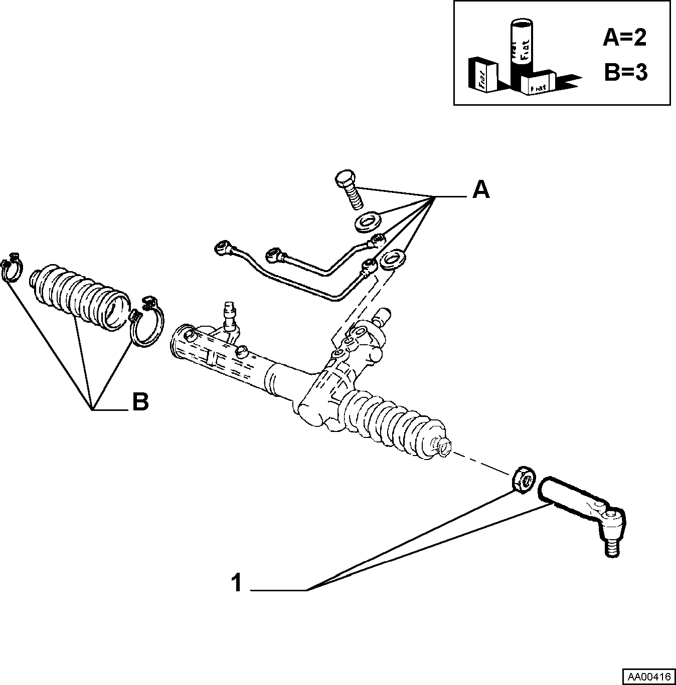 FCA 77362279 - Testa barra d'accoppiamento www.autoricambi360.it