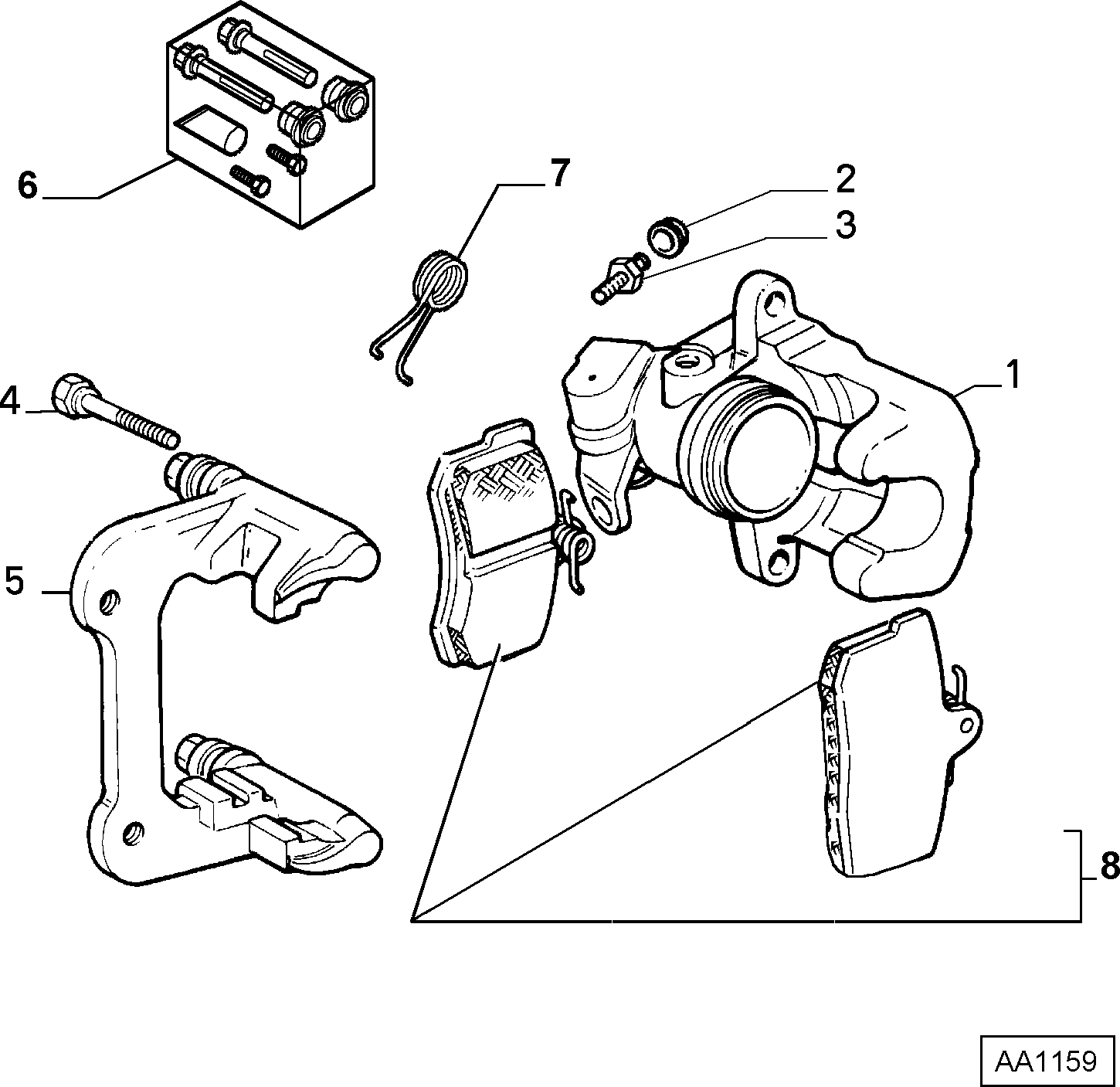 FCA 9404252328 - Kit pastiglie freno, Freno a disco www.autoricambi360.it