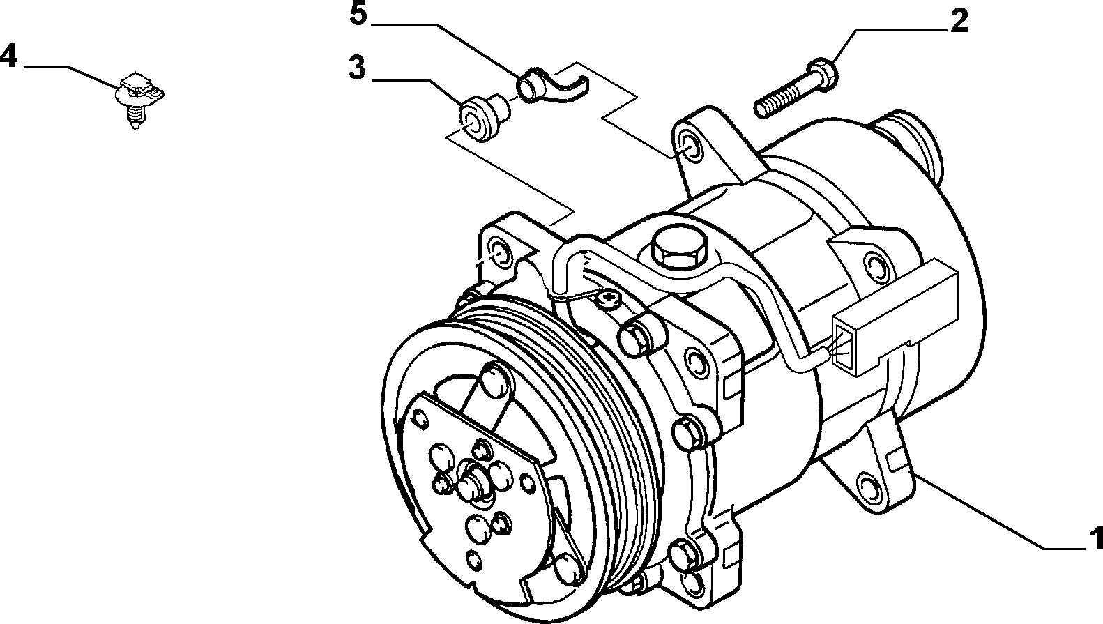 FCA 9639109580 - Compressore, Climatizzatore www.autoricambi360.it