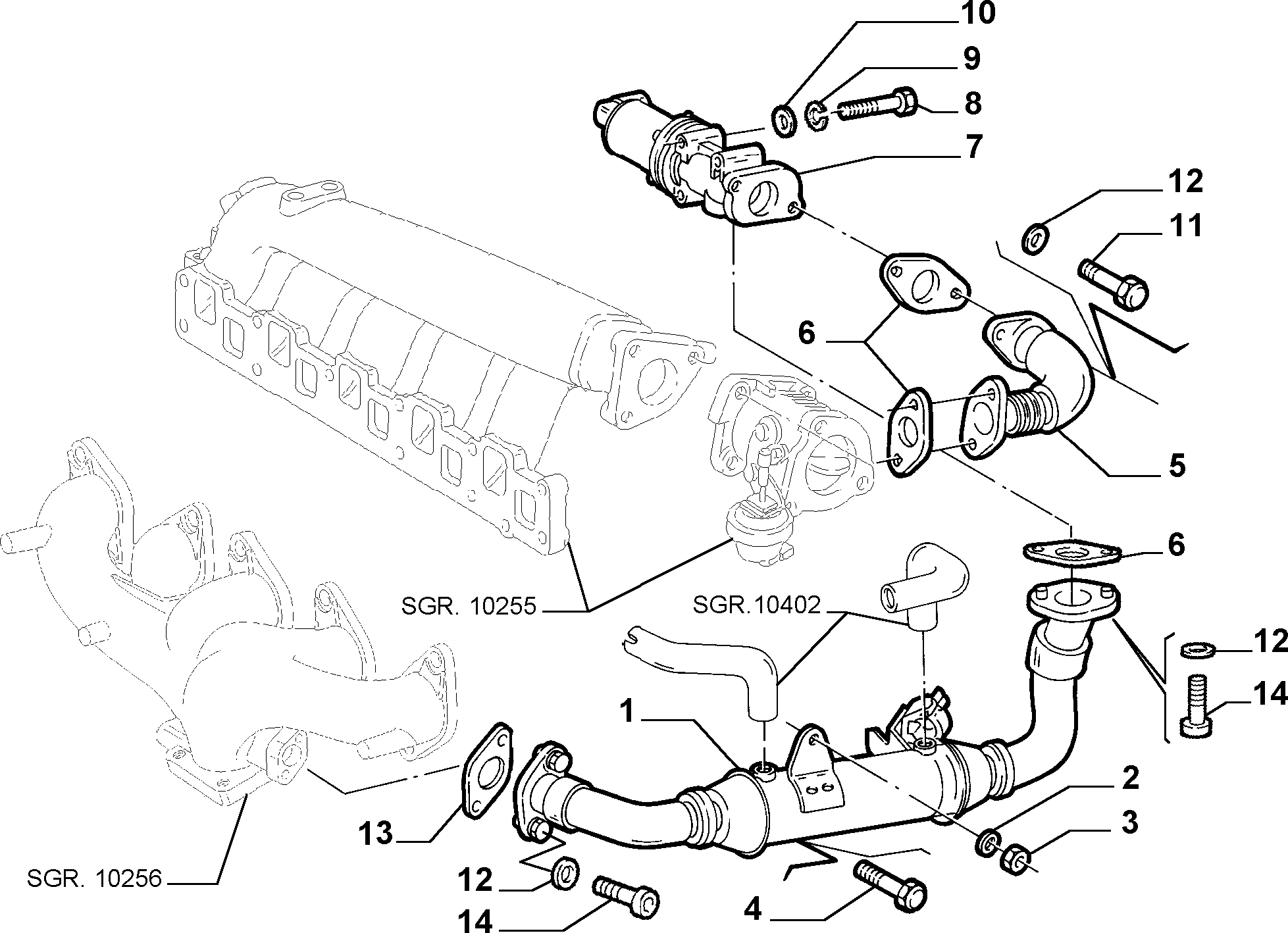 FCA 552 04 235 - Valvola ricircolo gas scarico-EGR www.autoricambi360.it
