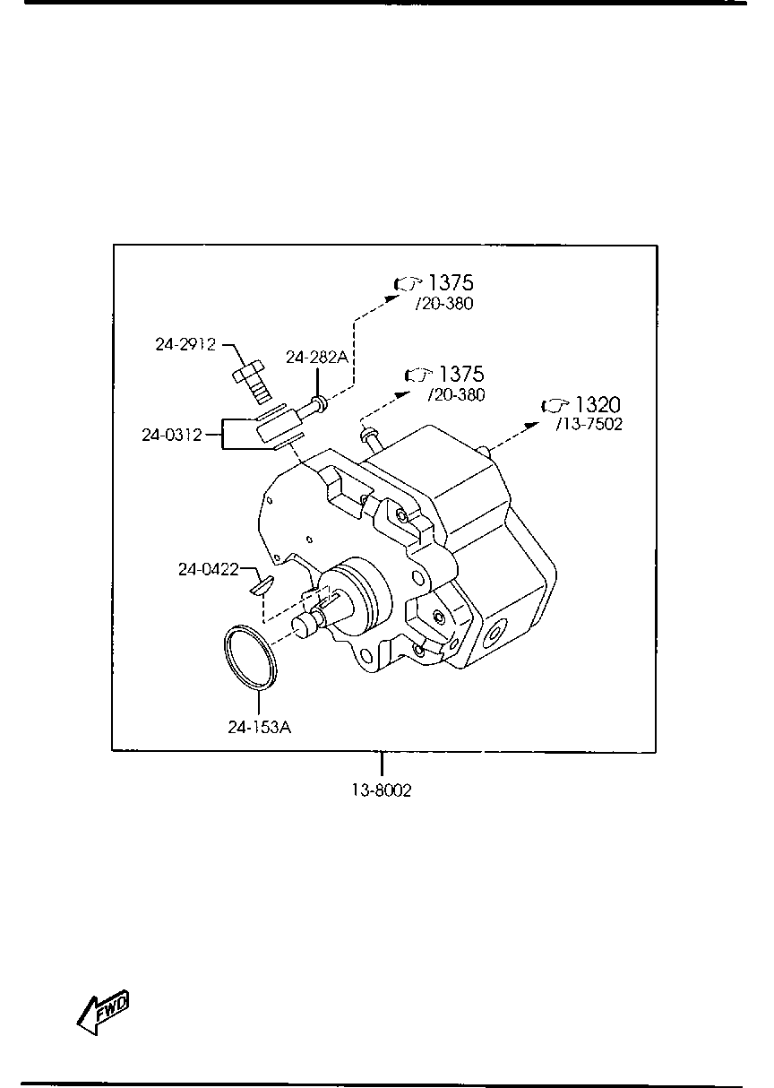 FORD WLAA-13-800 - Pompa ad alta pressione www.autoricambi360.it