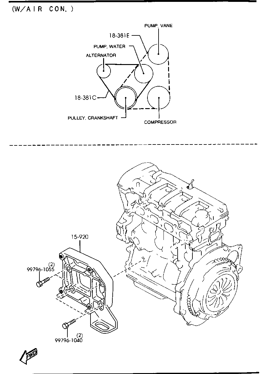 FORD FS05-15-909 - Cinghia Poly-V www.autoricambi360.it