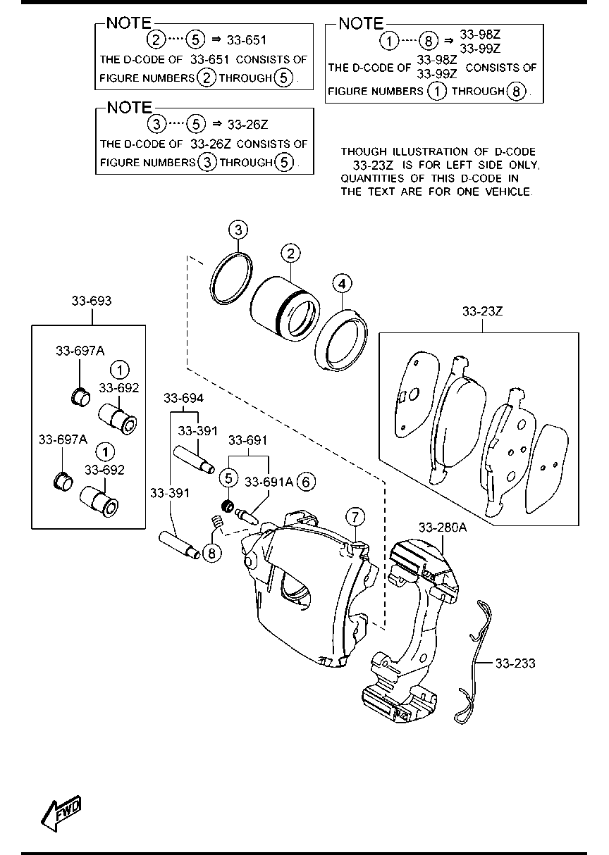 FORD B4YB-33-23Z - Kit pastiglie freno, Freno a disco www.autoricambi360.it