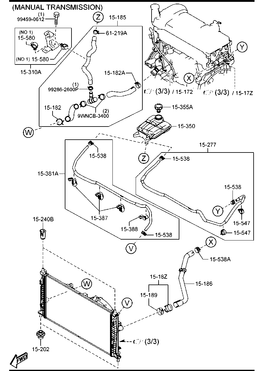FORD LF8B-15-350B - Serbatoio compensazione, Refrigerante www.autoricambi360.it
