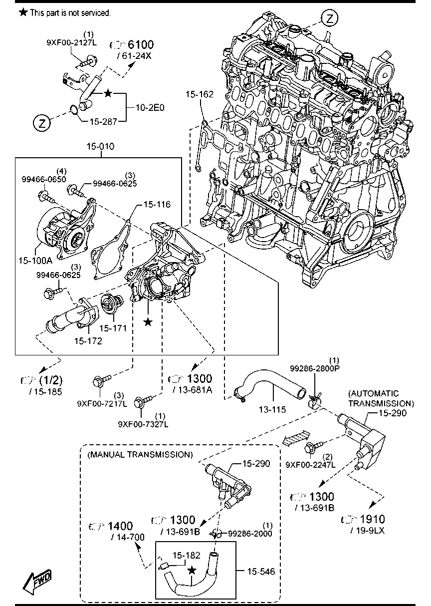 FORD KL01-15-171A - Termostato, Refrigerante www.autoricambi360.it