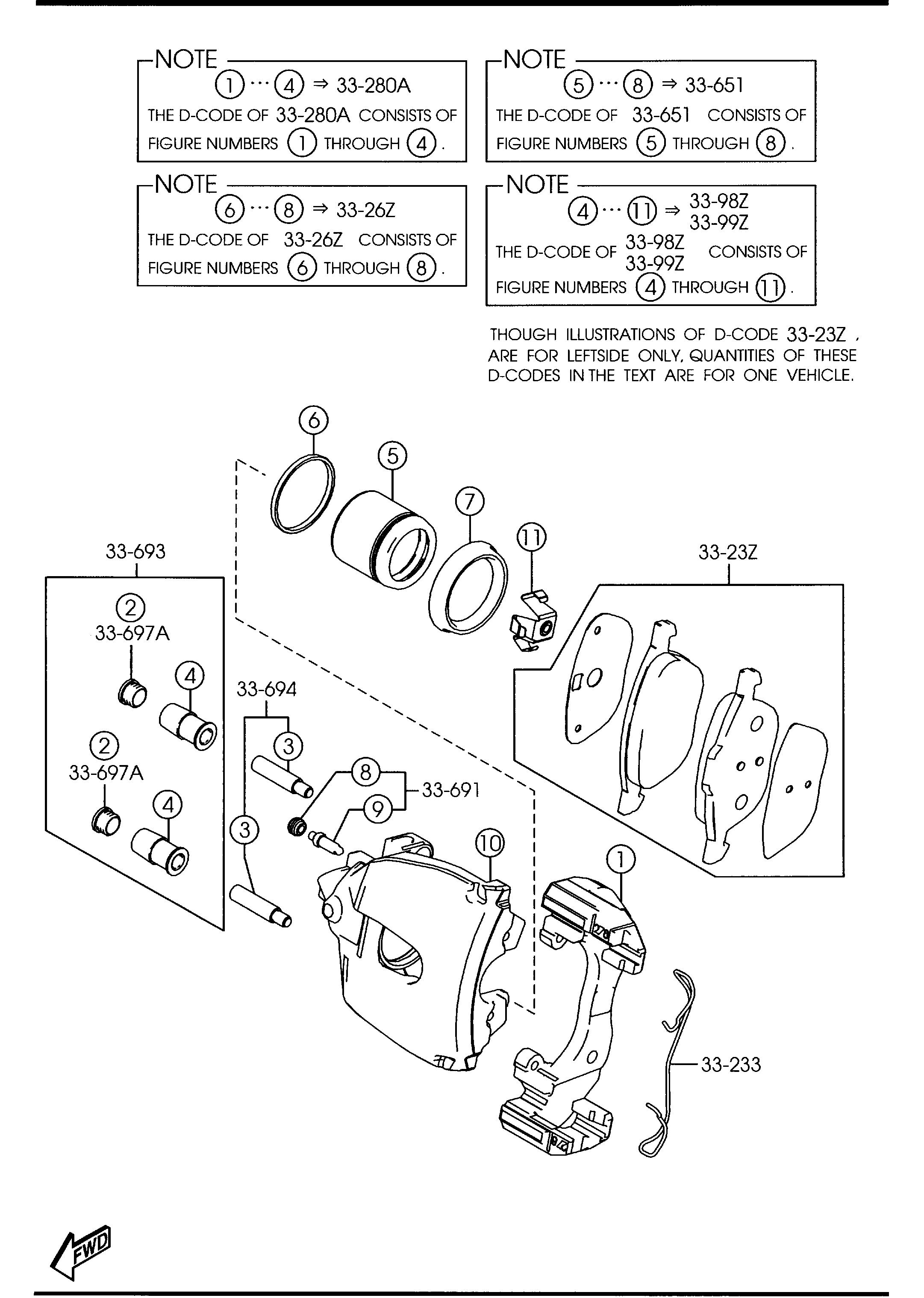 FORD B3YH-33-23ZA - Kit pastiglie freno, Freno a disco www.autoricambi360.it