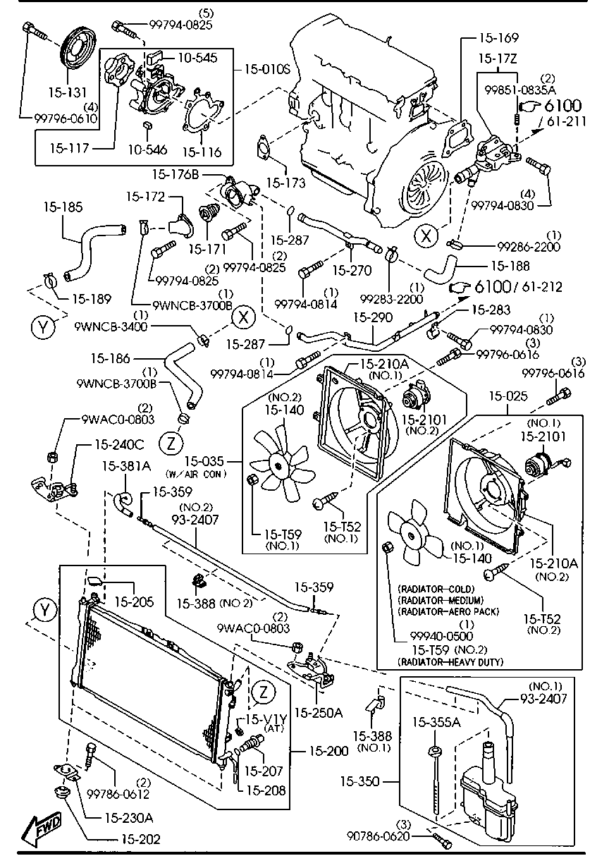 FORD KL01-15-171 - Termostato, Refrigerante www.autoricambi360.it