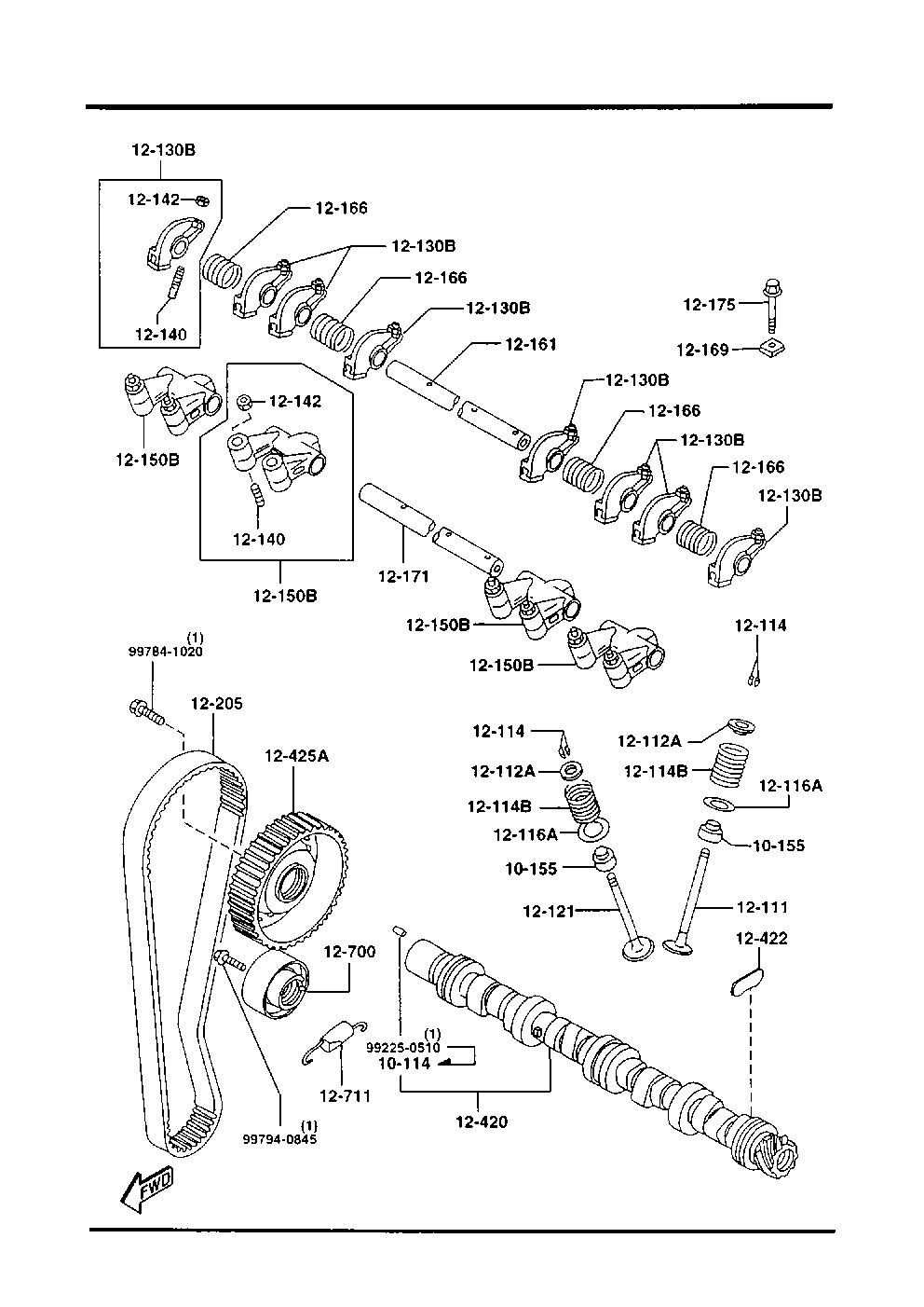 FORD B630 1270 0E - Rullo tenditore, Cinghia dentata www.autoricambi360.it