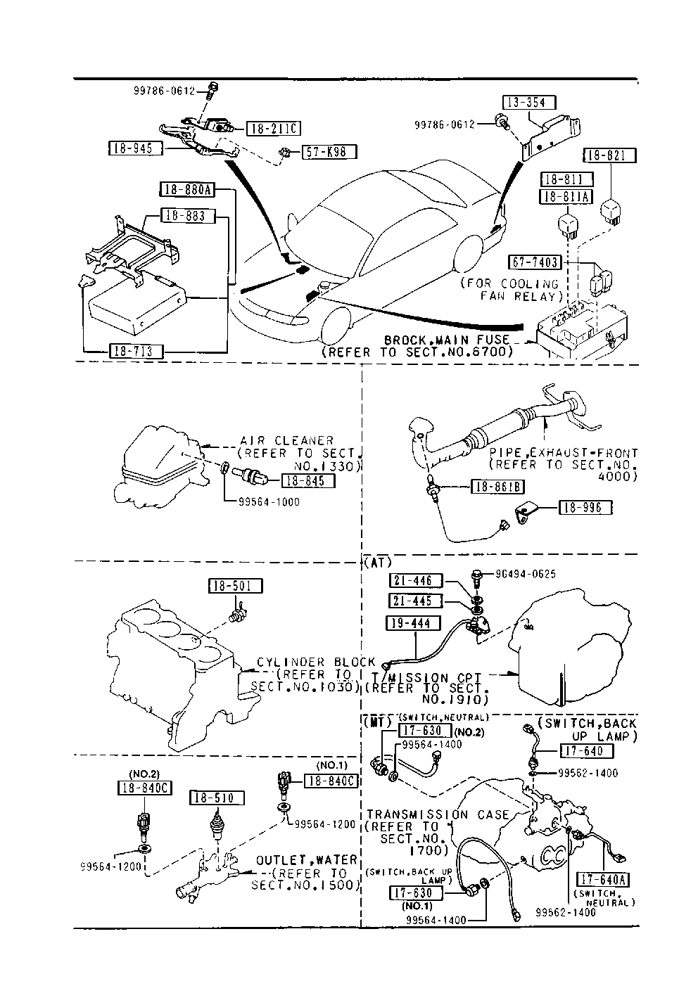 FORD B3C8-18-840 - Sensore, Temperatura refrigerante www.autoricambi360.it
