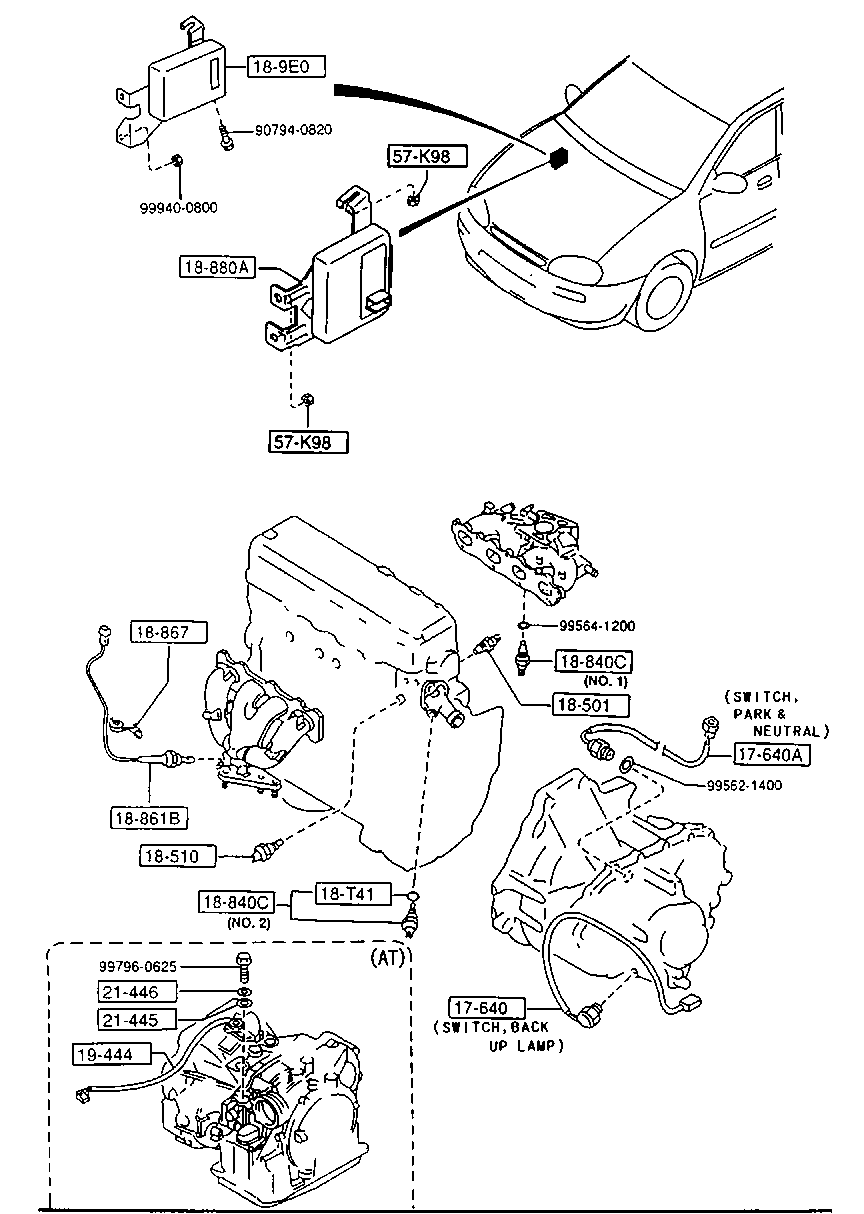 FORD B3C8-18-840 - Sensore, Temperatura refrigerante www.autoricambi360.it