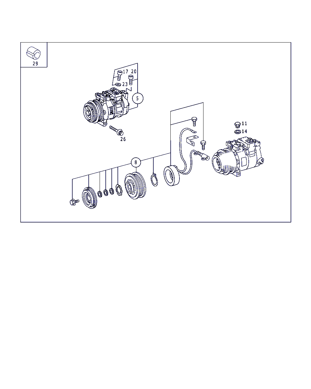 GM A 000 230 20 11 - Compressore, Climatizzatore www.autoricambi360.it