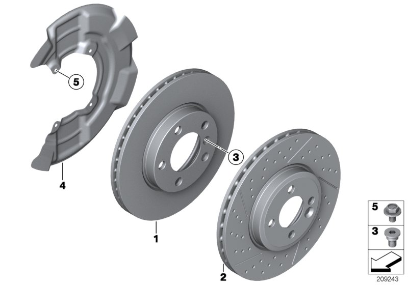 BMW 34116858651 - Discofreno www.autoricambi360.it