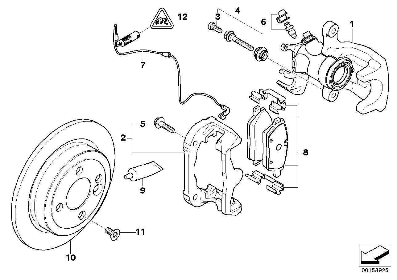 BMW 34216778327 - Kit pastiglie freno, Freno a disco www.autoricambi360.it