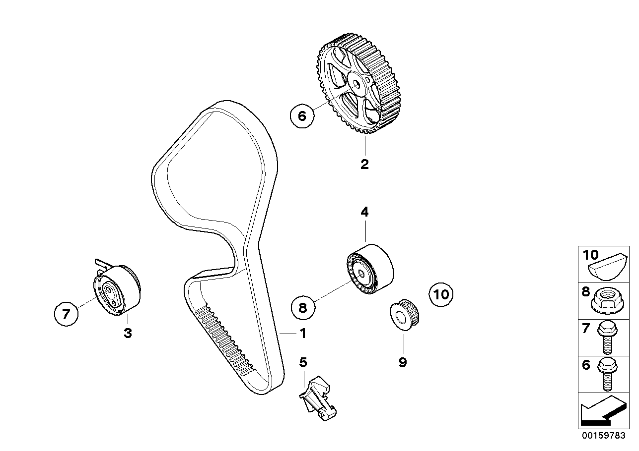 BMW 11 31 7 805 960 - Rullo tenditore, Cinghia dentata www.autoricambi360.it